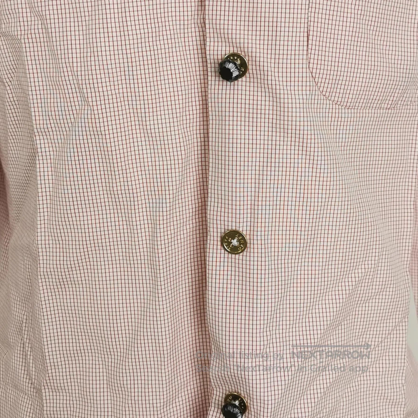 Kenzo Kenzo XL Cotton Check Collar Shirt 42. Size US XL / EU 56 / 4 - 3 Thumbnail