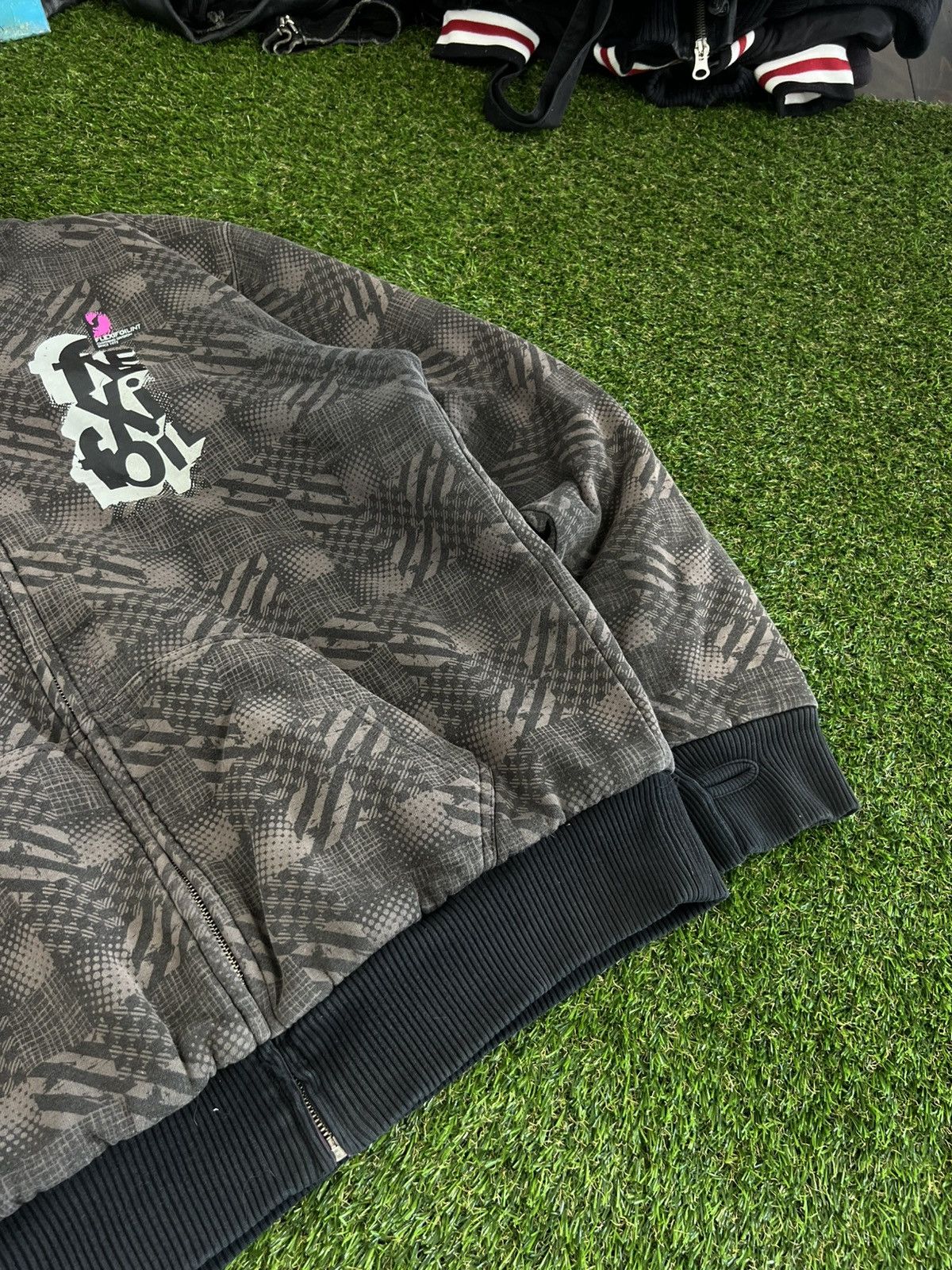 Japanese Brand Faux fur hoodie zip fleece style Ifsixwasnine lgb Size US XL / EU 56 / 4 - 4 Thumbnail