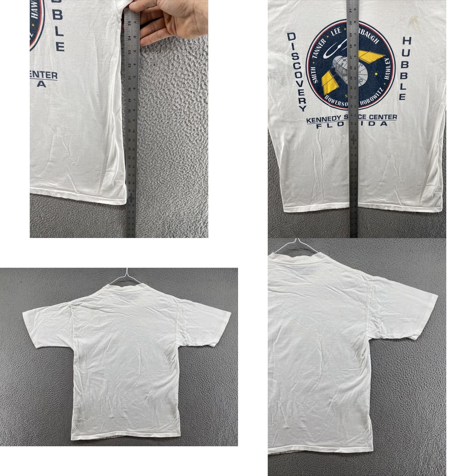 Hanes VINTAGE NASA Hubble Space Telescope Kennedy Center Single Stitch Shirt Mens L READ Size US L / EU 52-54 / 3 - 8 Thumbnail