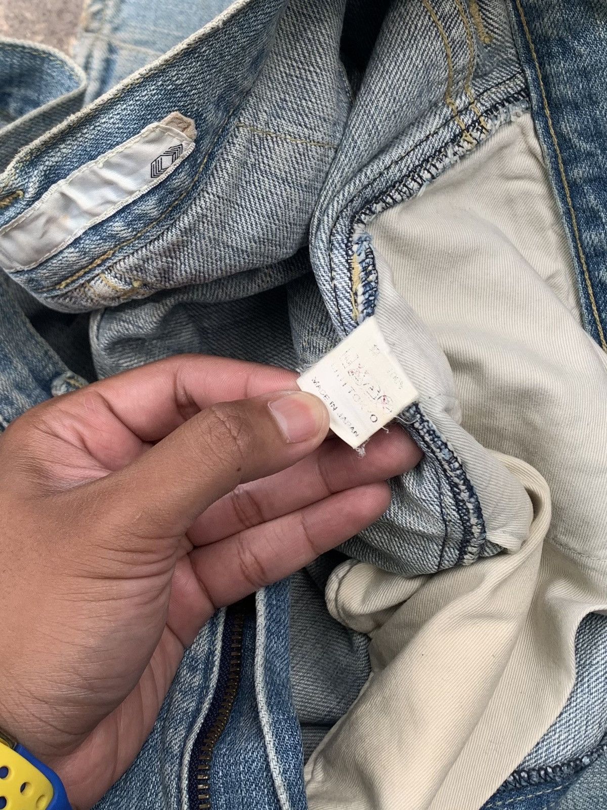 Japanese Brand × Vintage Japan jeans Design Size US 34 / EU 50 - 9 Thumbnail