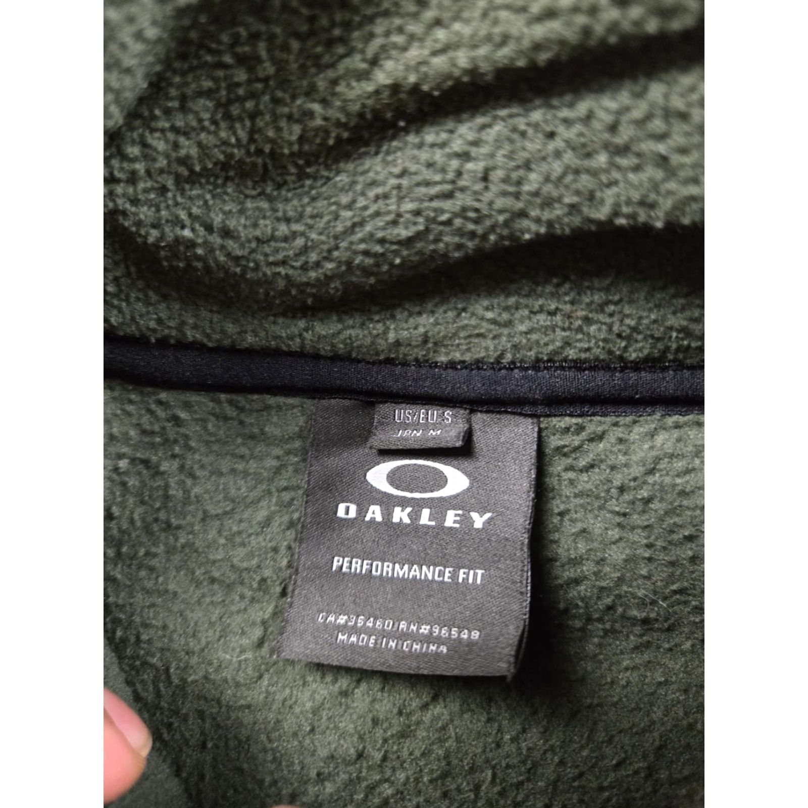 Oakley Oakley Sweatshirt Mens Small Green Fleece Pullover Performance Fit Pockets Logo Size US S / EU 44-46 / 1 - 5 Thumbnail