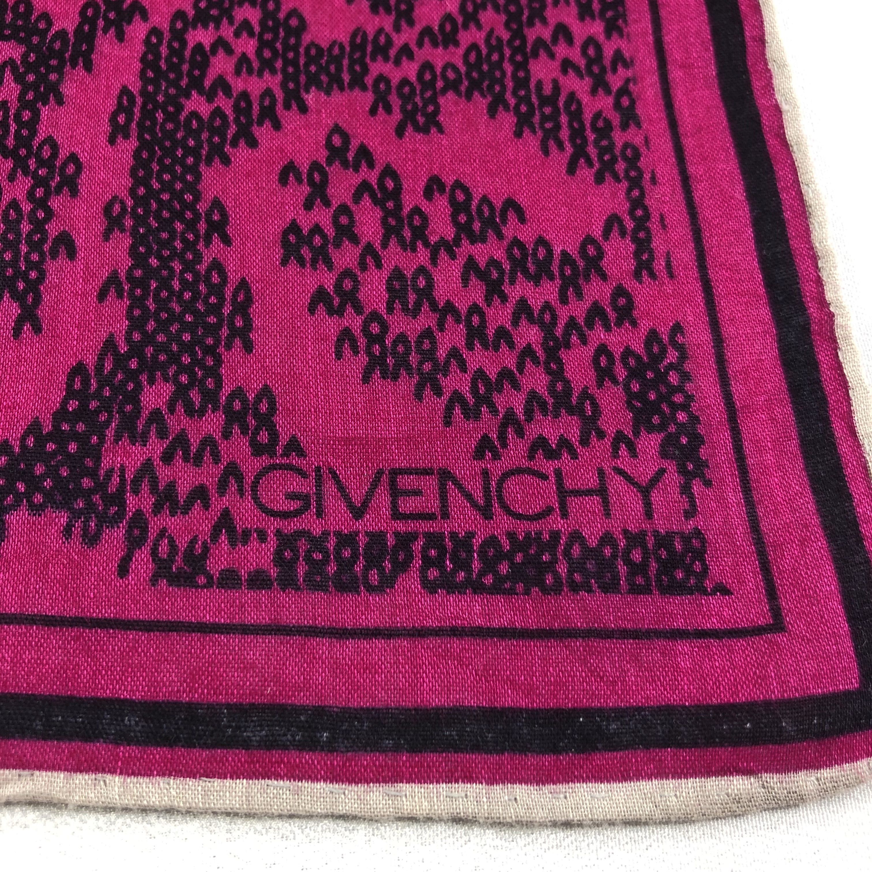 Givenchy Givenchy Handkerchief Neckerchief Bandana H1679 Size ONE SIZE - 4 Thumbnail