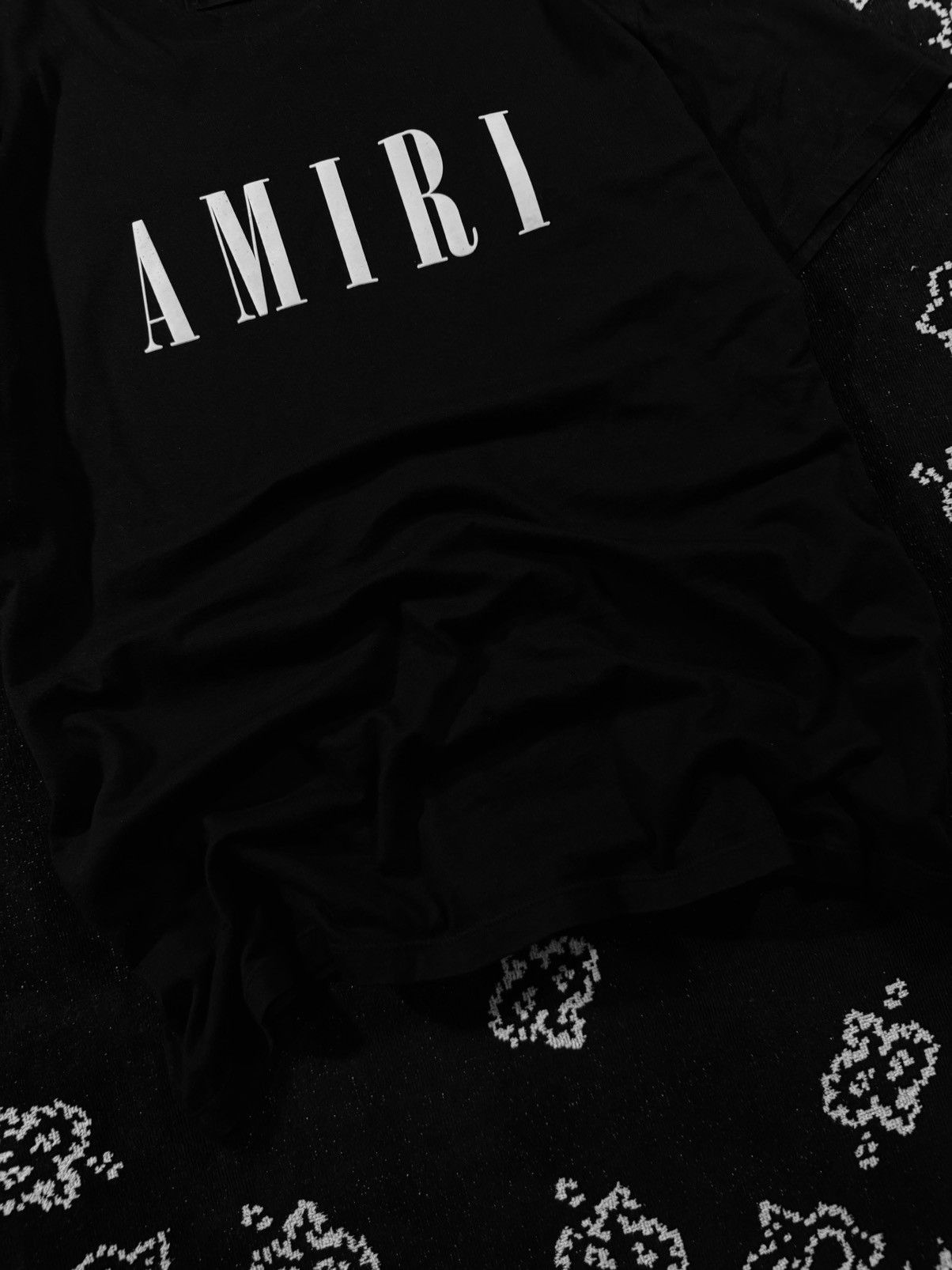 Amiri AMIRI BLACK CORE LOGO TEE Size US S / EU 44-46 / 1 - 7 Thumbnail