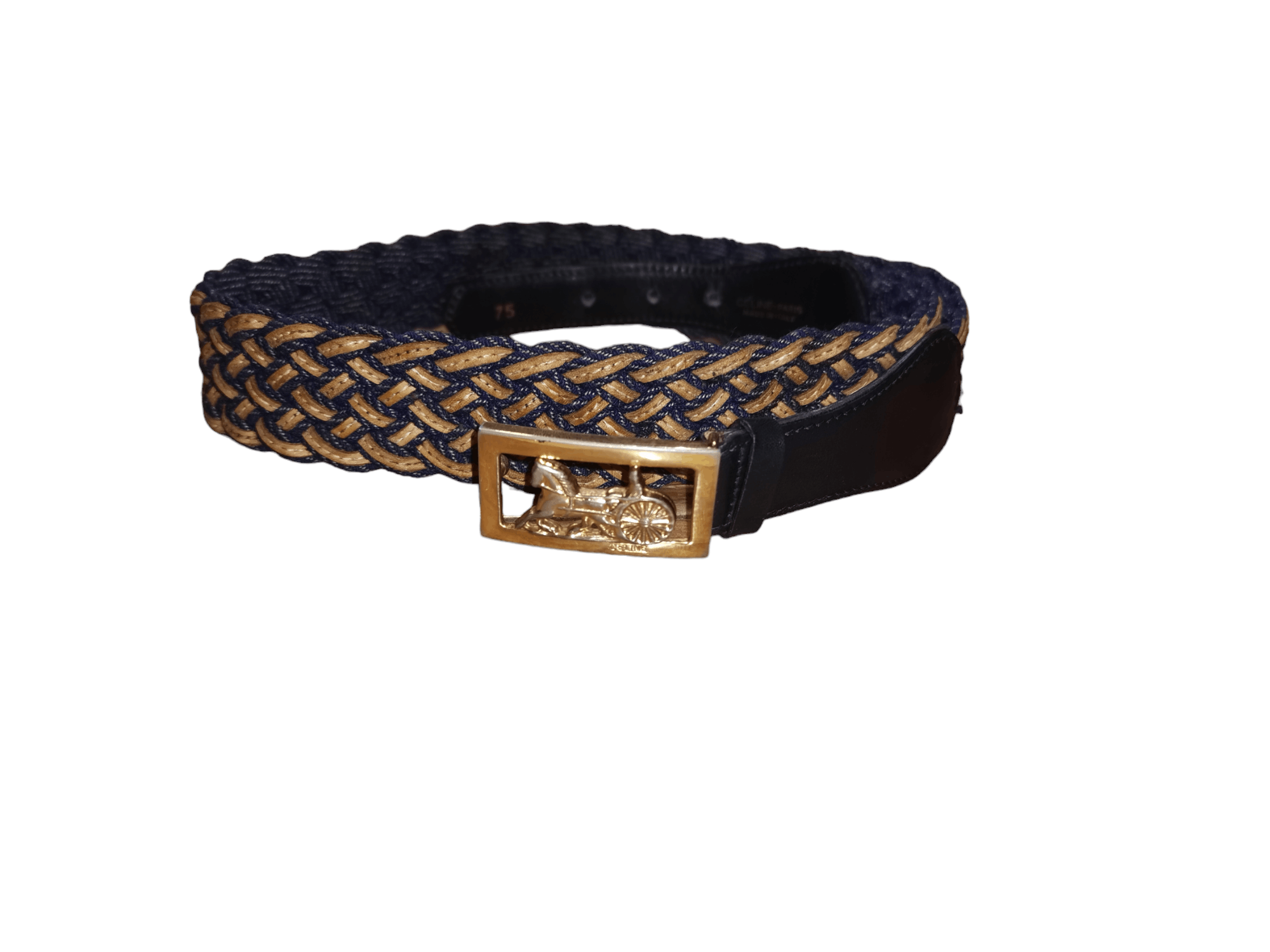 Celine × Vintage celine horse carriage 70's 80s era belt vintage rare design Size ONE SIZE - 14 Thumbnail
