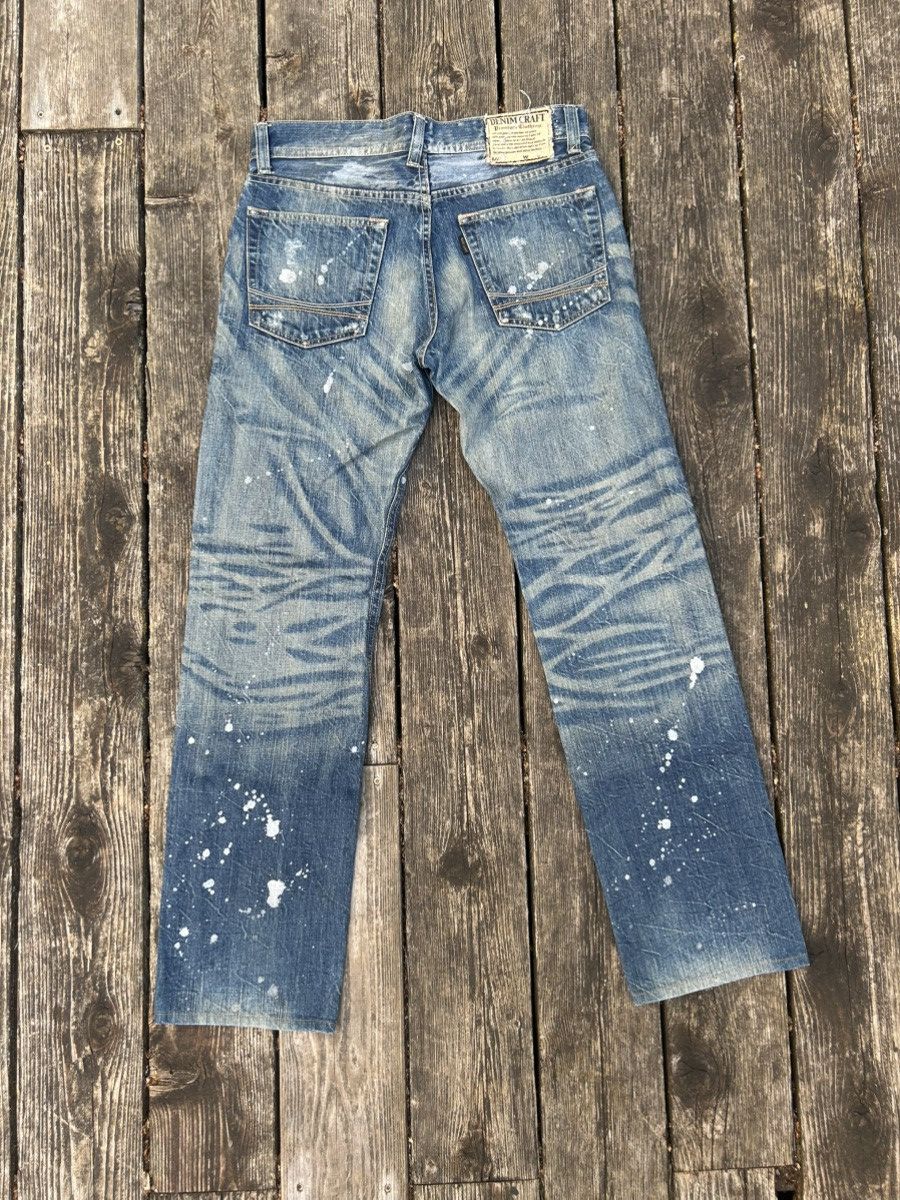 Japanese Brand Denim Craft Distressed Jeans Size US 29 - 2 Thumbnail