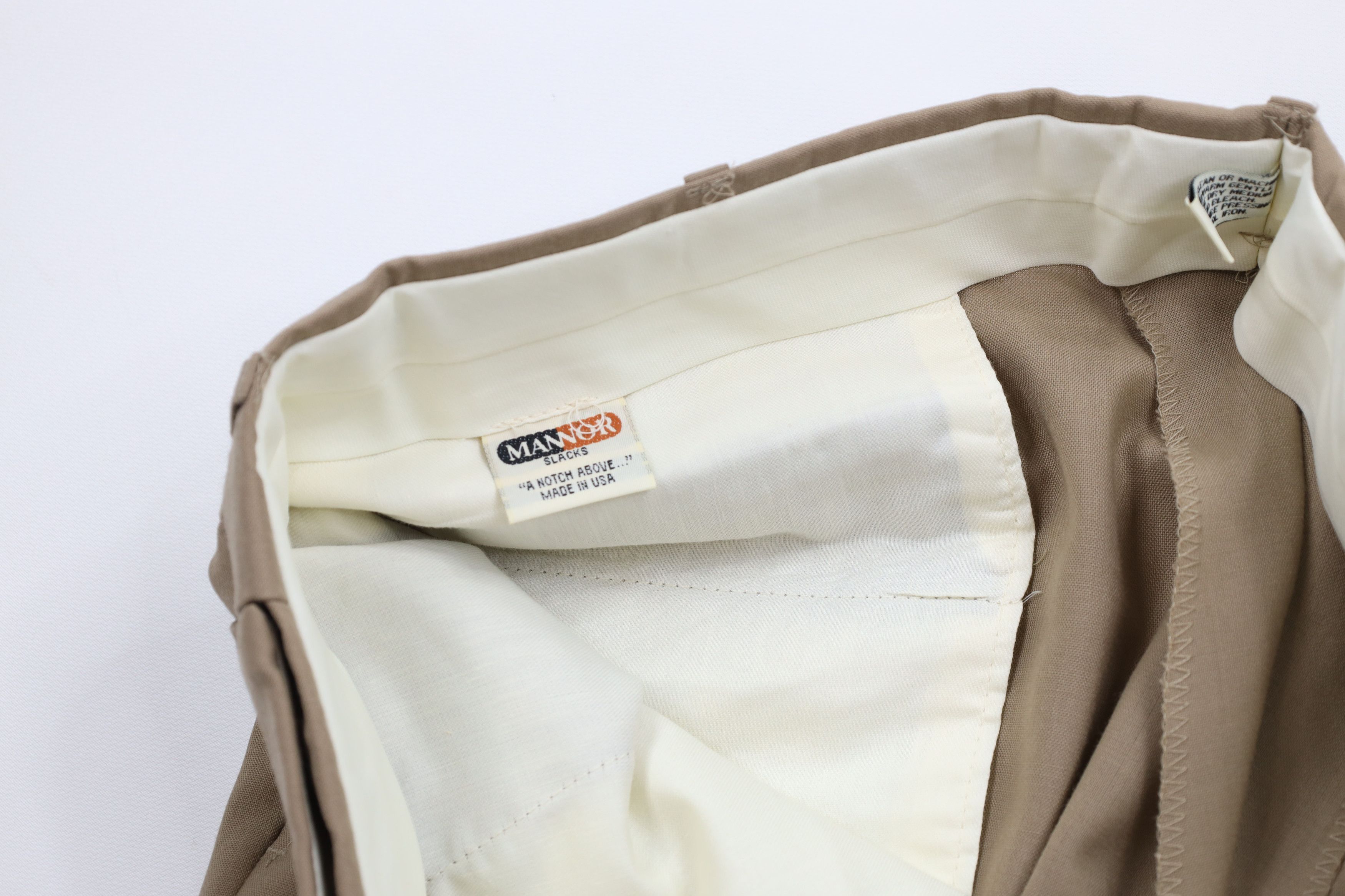Vintage Vintage 90s Streetwear Wide Leg Chino Pants Beige USA Size US 38 / EU 54 - 8 Thumbnail