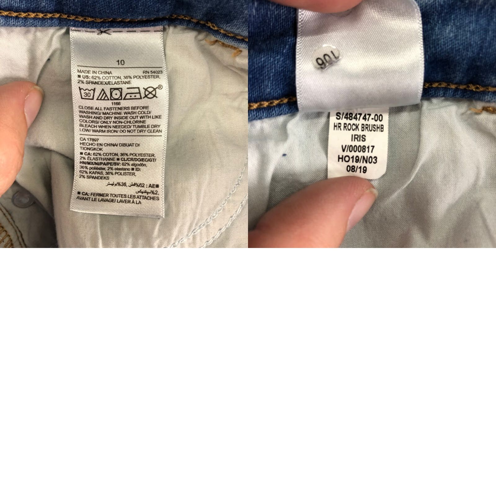 Old Navy Old Navy Rockstar Womens Jeans Size 10 High Rise Skinny Medium Wash Blue Denim Size 32" / US 10 / IT 46 - 8 Thumbnail