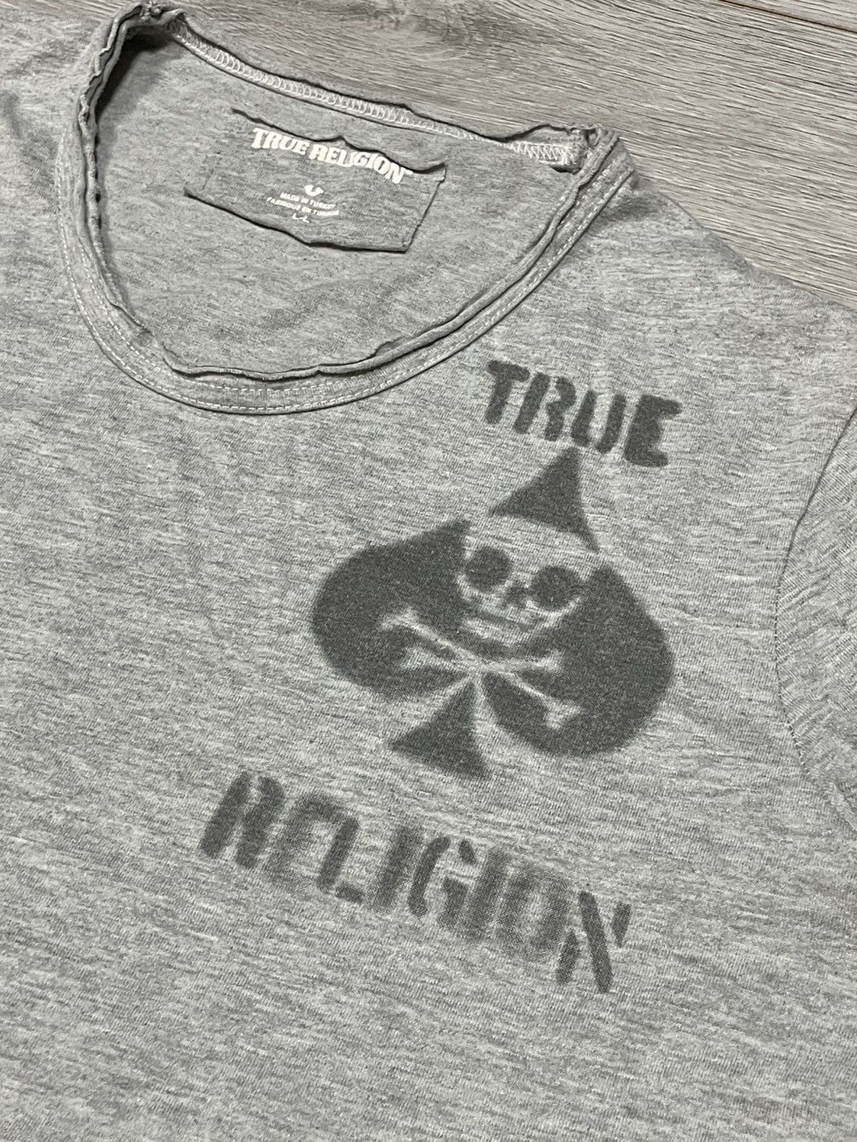 True Religion True Religion skull💀 ♠️ peak t-shirt Size US L / EU 52-54 / 3 - 7 Thumbnail
