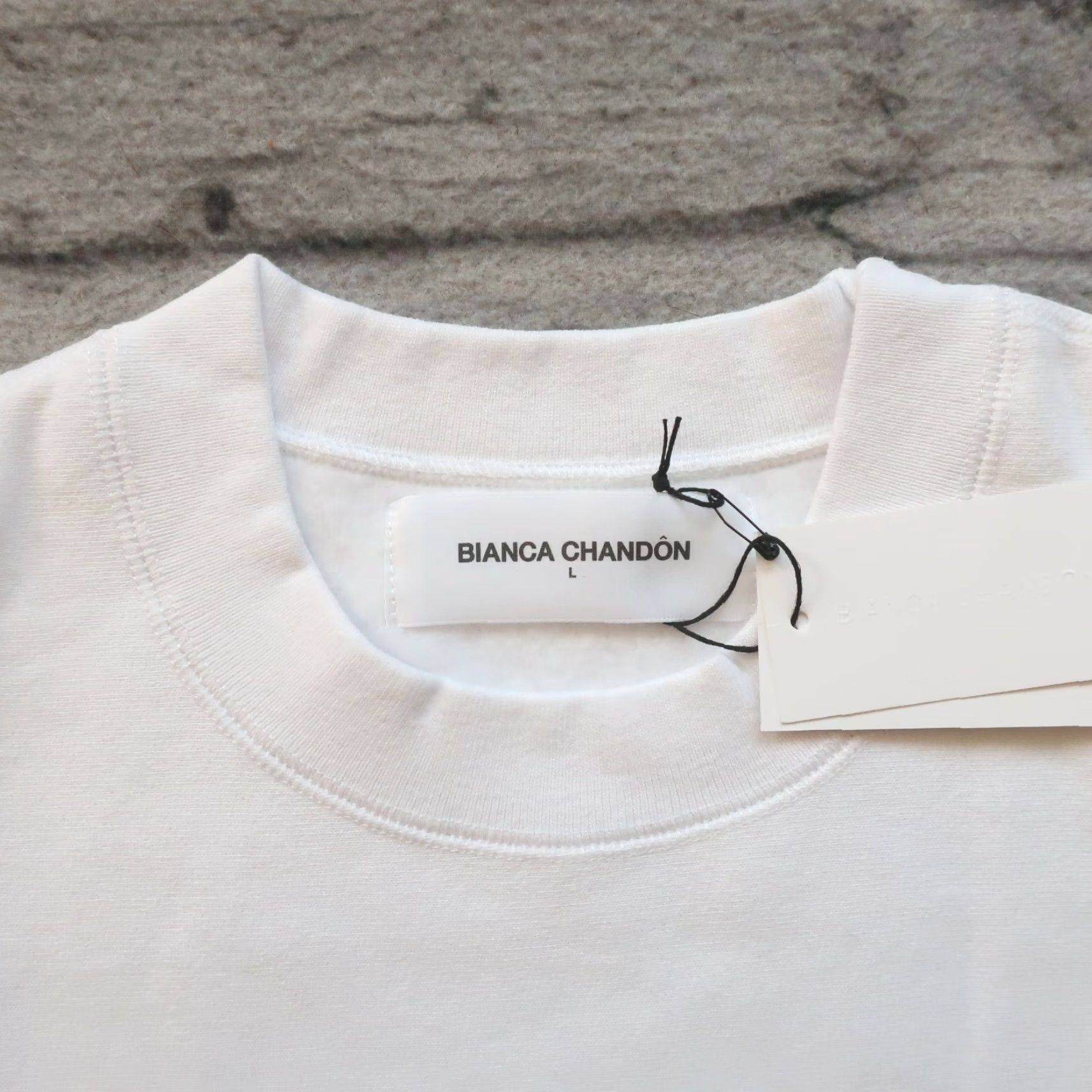 BIANCA CHANDON Bianca Chandon Lover Crew Sweatshirt Mens Large White Red 2015 Crewneck Sweatshirt White Red Men Large Size US L / EU 52-54 / 3 - 6 Thumbnail