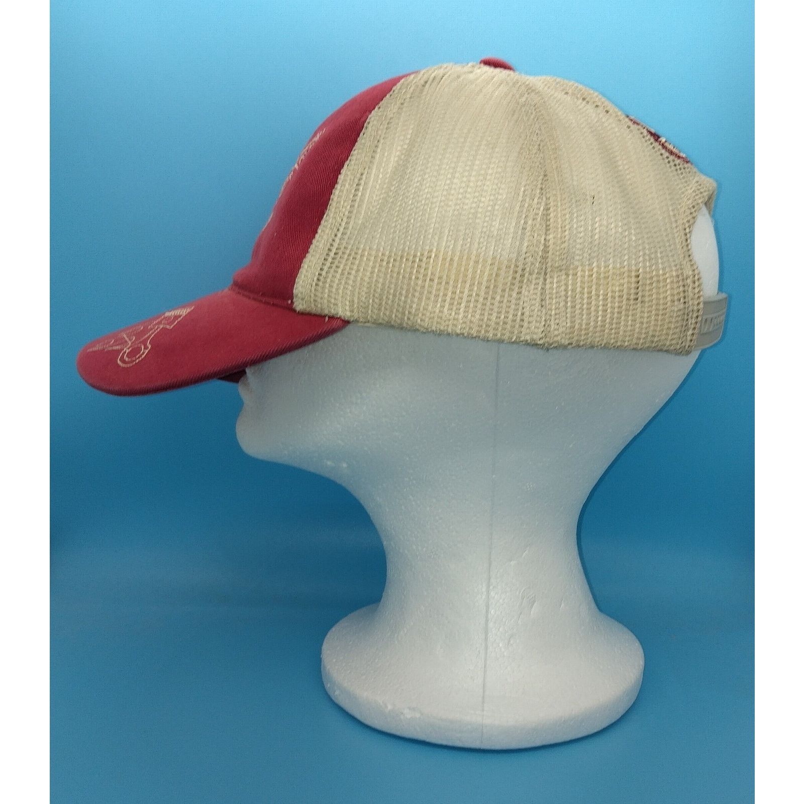 Disney DISNEY CARS Land "Dirt Track" Distressed Red/White Adult Hat Size ONE SIZE - 5 Thumbnail