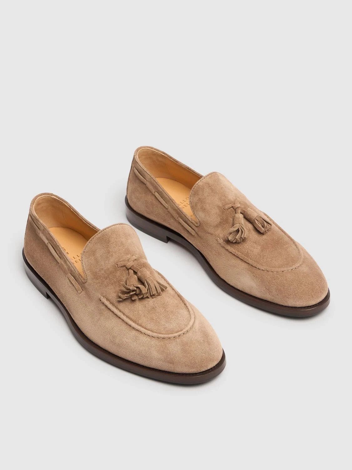 Brunello Cucinelli CUCINELLI $1100 Lt Beige Loafers New Auth Size US 5 / EU 37 - 2 Thumbnail