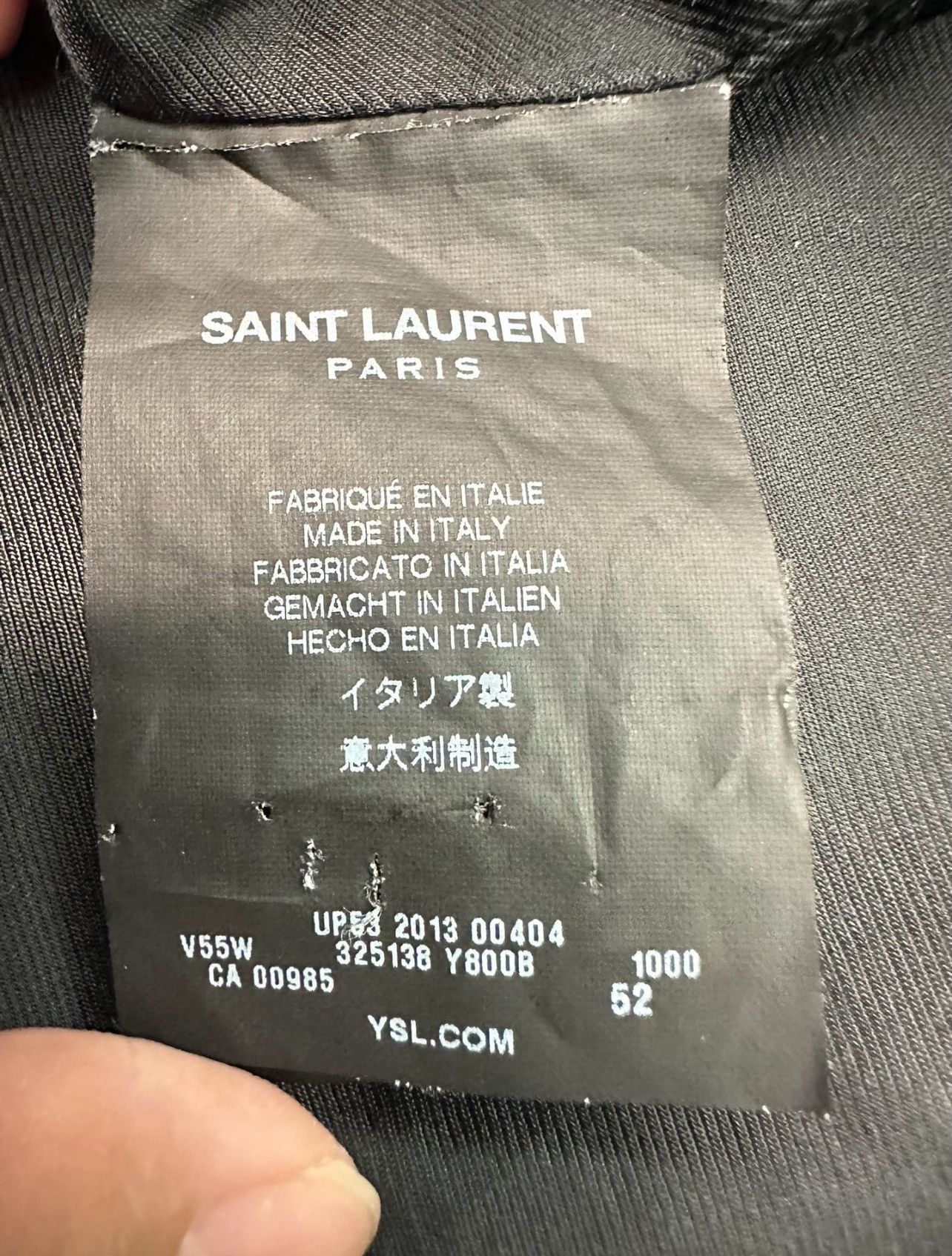 Saint Laurent Paris *2013* Saint Laurent Paris Teddy Jacket Sz. 52 Size US L / EU 52-54 / 3 - 12 Thumbnail