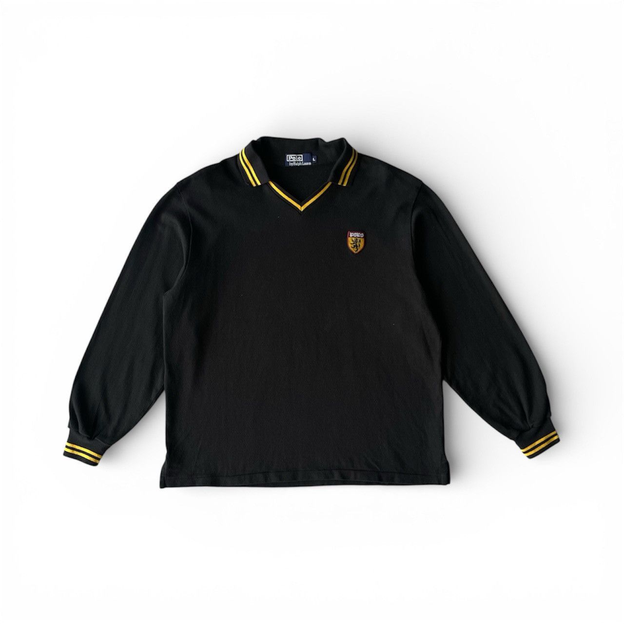 Polo Ralph Lauren Vintage OG Polo Ralph Lauren Lion Crest Polo Crewneck Size US L / EU 52-54 / 3 - 1 Thumbnail