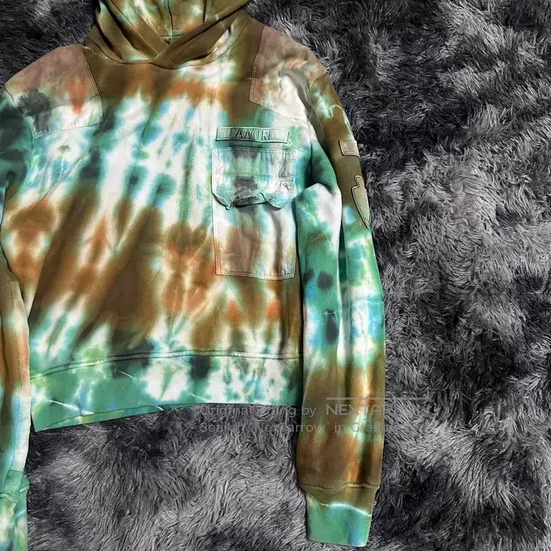 Amiri Amiri Green tie-dye hoodie Size US XS / EU 42 / 0 - 4 Thumbnail