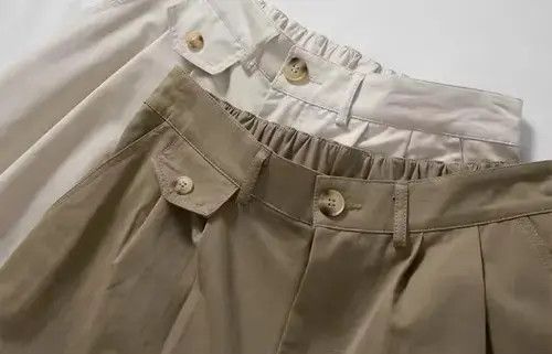 Japanese Brand 20AW Indigo Union Japan Khaki Minimal Straight Leg Pants Size US 32 / EU 48 - 2 Thumbnail