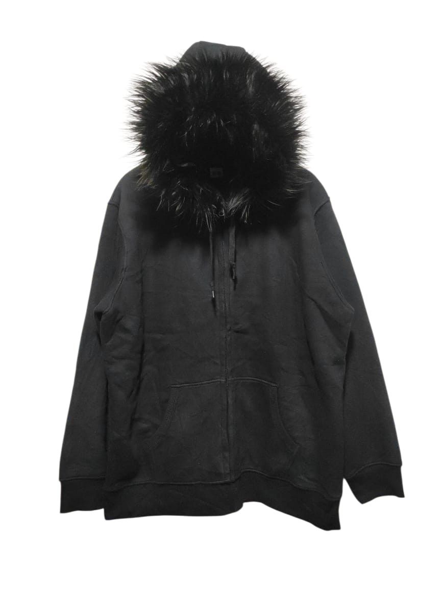 Uniqlo Uniqlo Black Sherpa Zip Fur Hoodie LGB style Size US XXL / EU 58 / 5 - 1 Thumbnail
