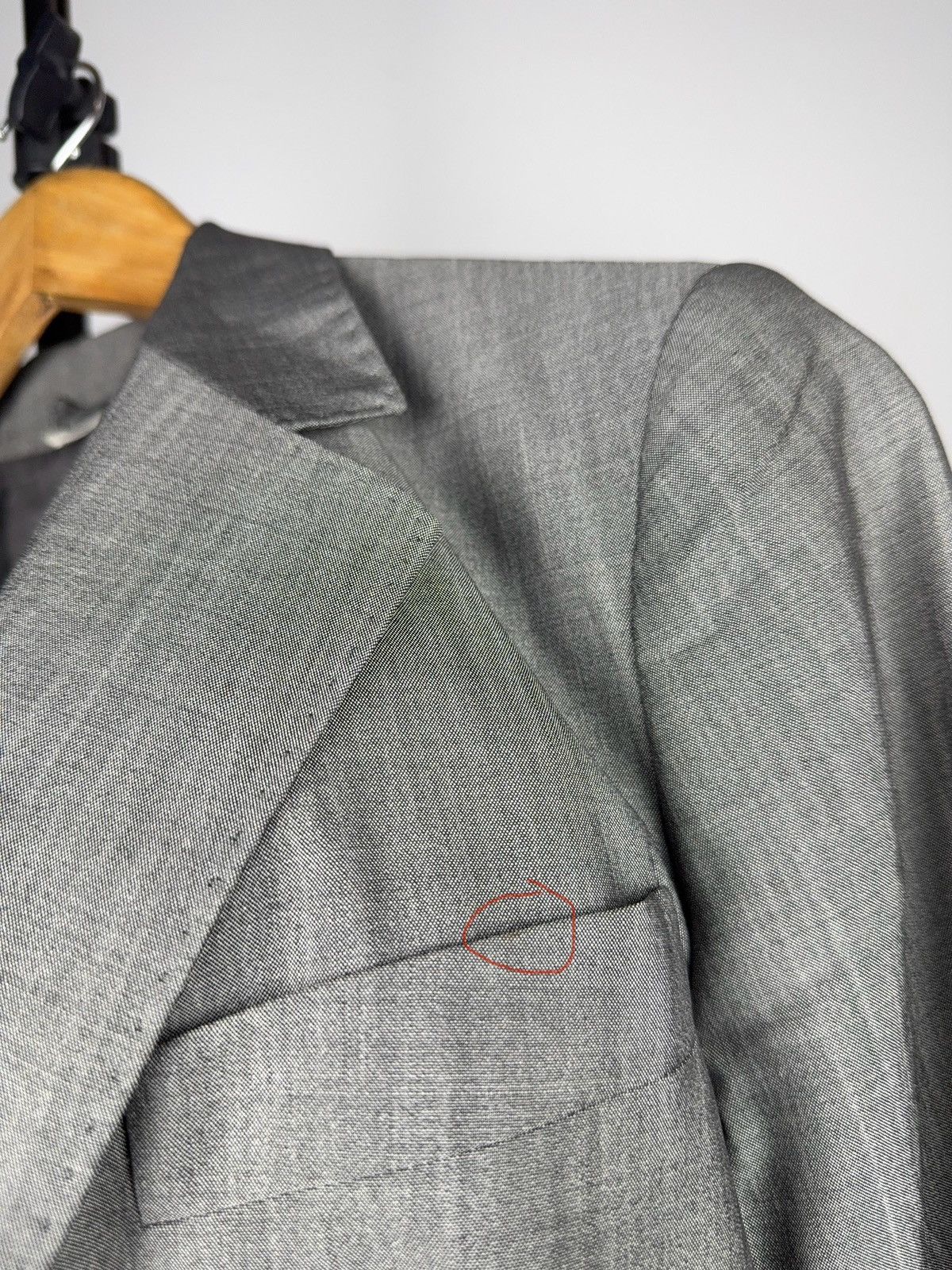Max Mara Luxury Retro Style 00s MaxMara Grey Tailored Blazer Jacket Size S / US 4 / IT 40 - 9 Thumbnail