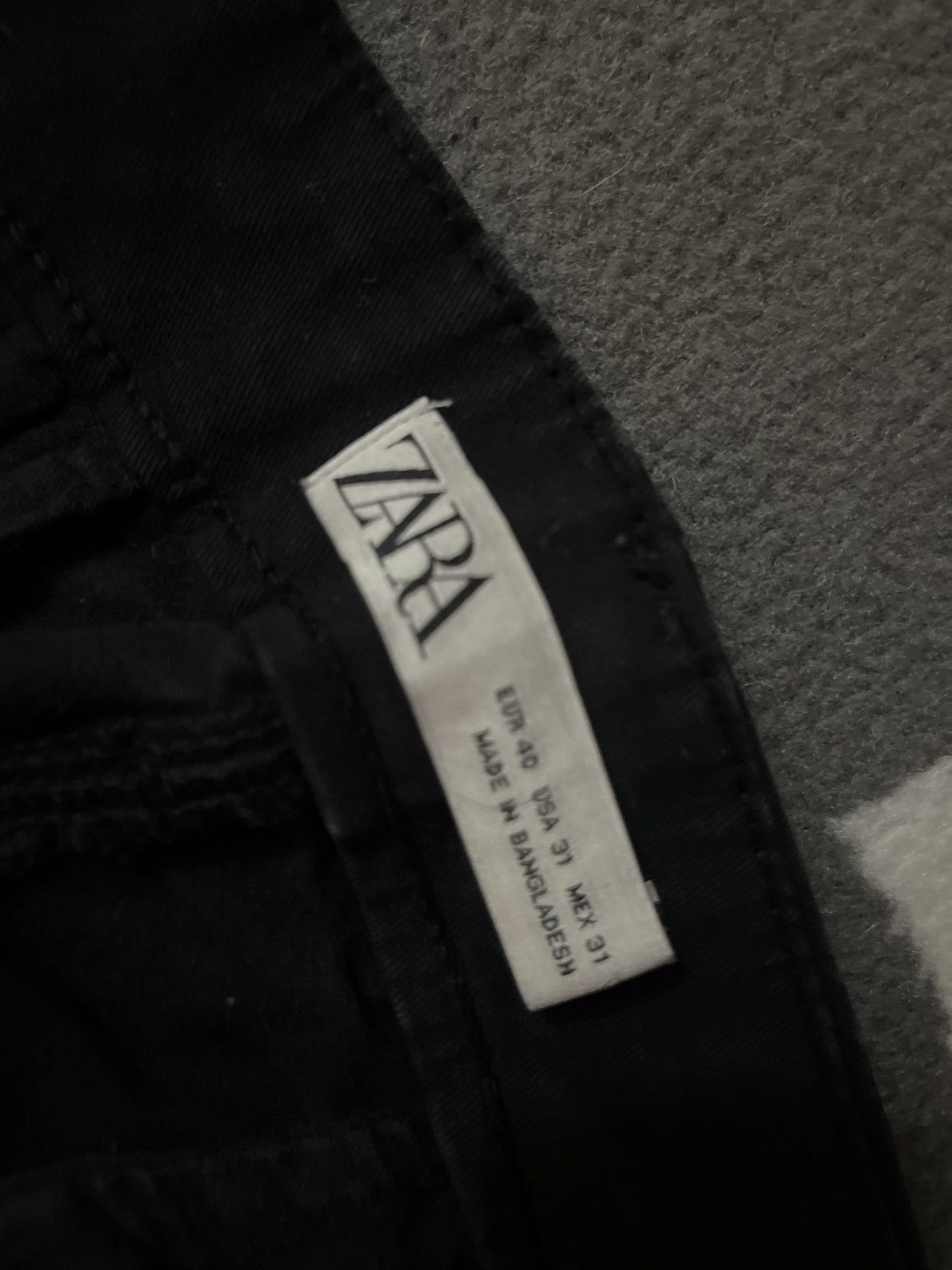 Zara Black Zara Cargo Pants Size US 31 - 3 Thumbnail