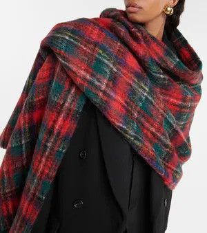 Saint Laurent Paris o1b1hav110325 766760 Size: OS / Unisex Scarf in Multicolor Size ONE SIZE - 3 Thumbnail