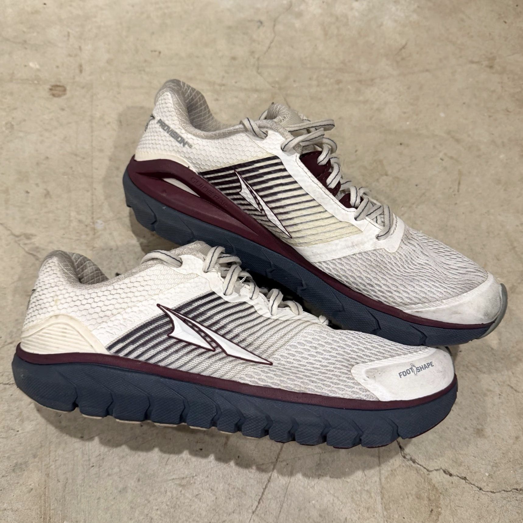 Altra Altra Provision Womens Sneaker Size 7.5 White Colour Burgundy Grey Size US 6 / IT 36 - 2 Thumbnail