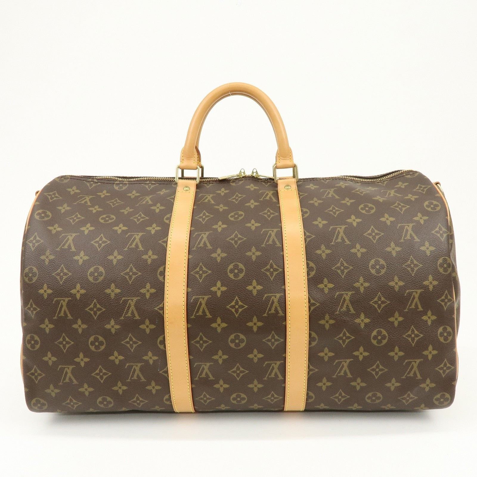 Louis Vuitton Louis Vuitton Monogram Keepall Bandouliere 50 Duffle Bag Size ONE SIZE - 2 Thumbnail