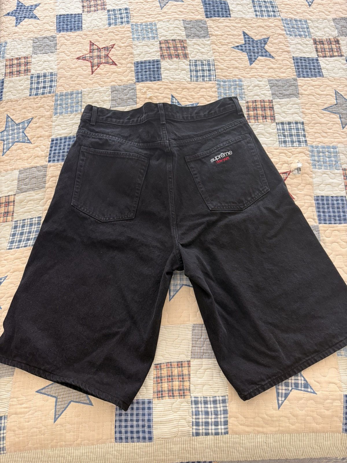 Other Black denim shorts Size US 34 / EU 50 - 2 Thumbnail