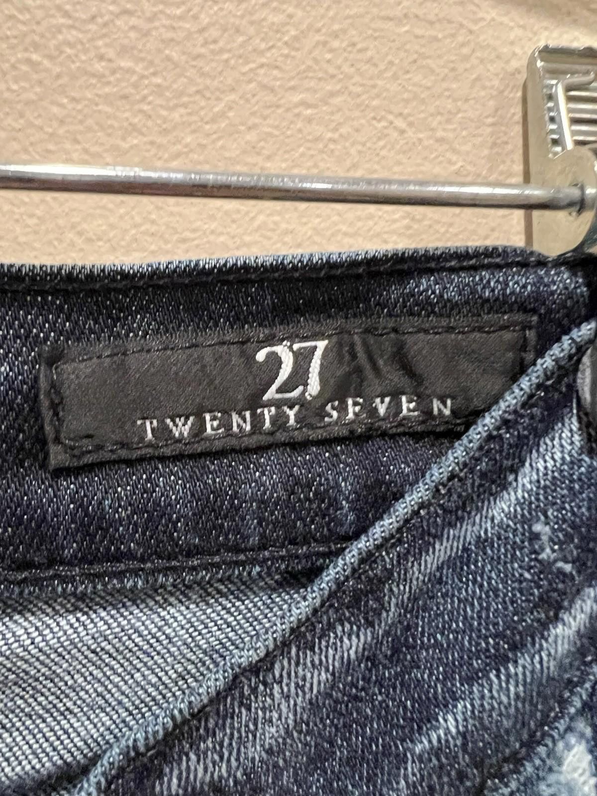 Affliction Affliction Ziggy Flare Jeans Women 27 Distressed Black Jeans Size 27" / US 4 / IT 40 - 5 Thumbnail