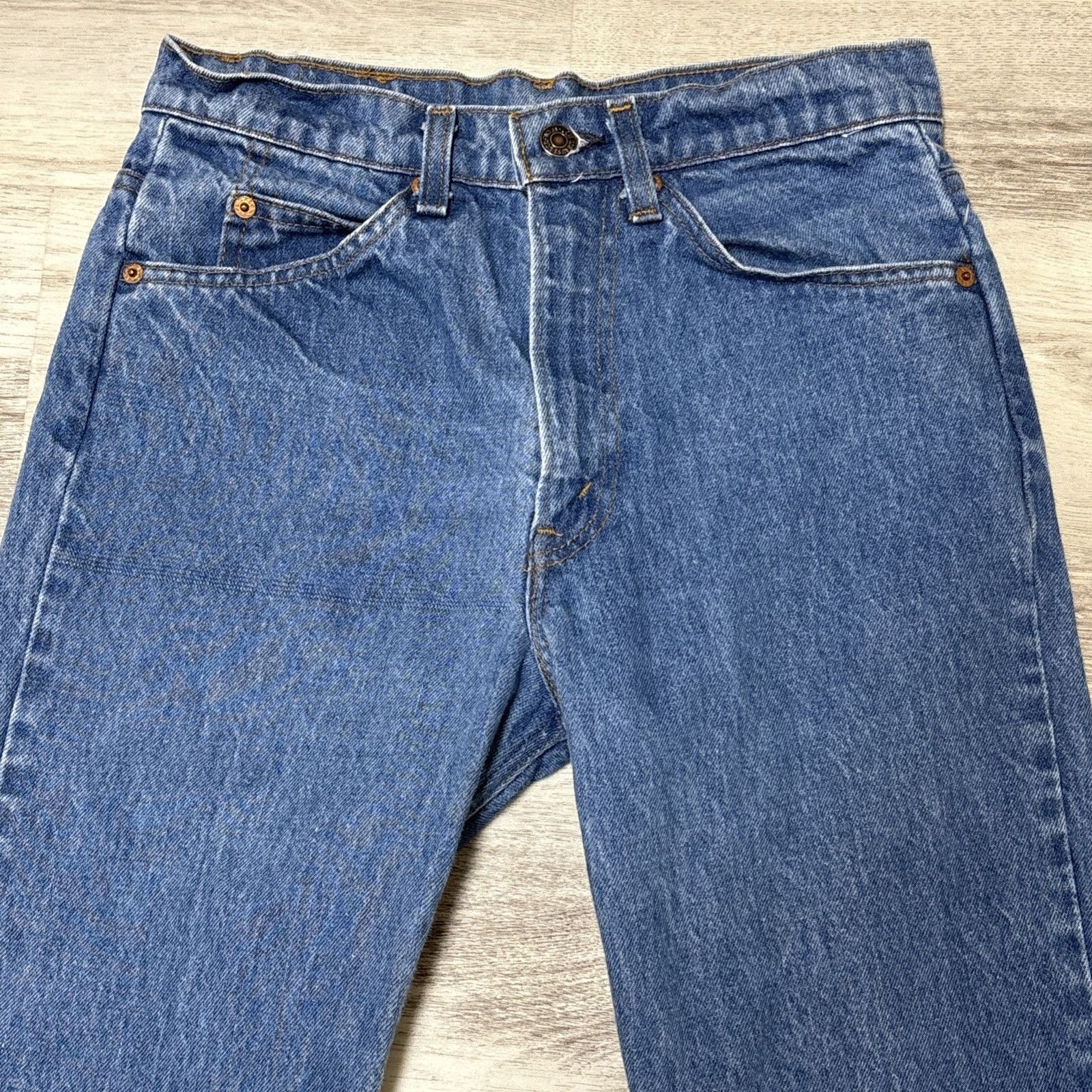 Levi's Vintage Levis 517 Jeans Mens 30x32 Blue Boot Cut Orange Tab Size US 30 / EU 46 - 6 Thumbnail