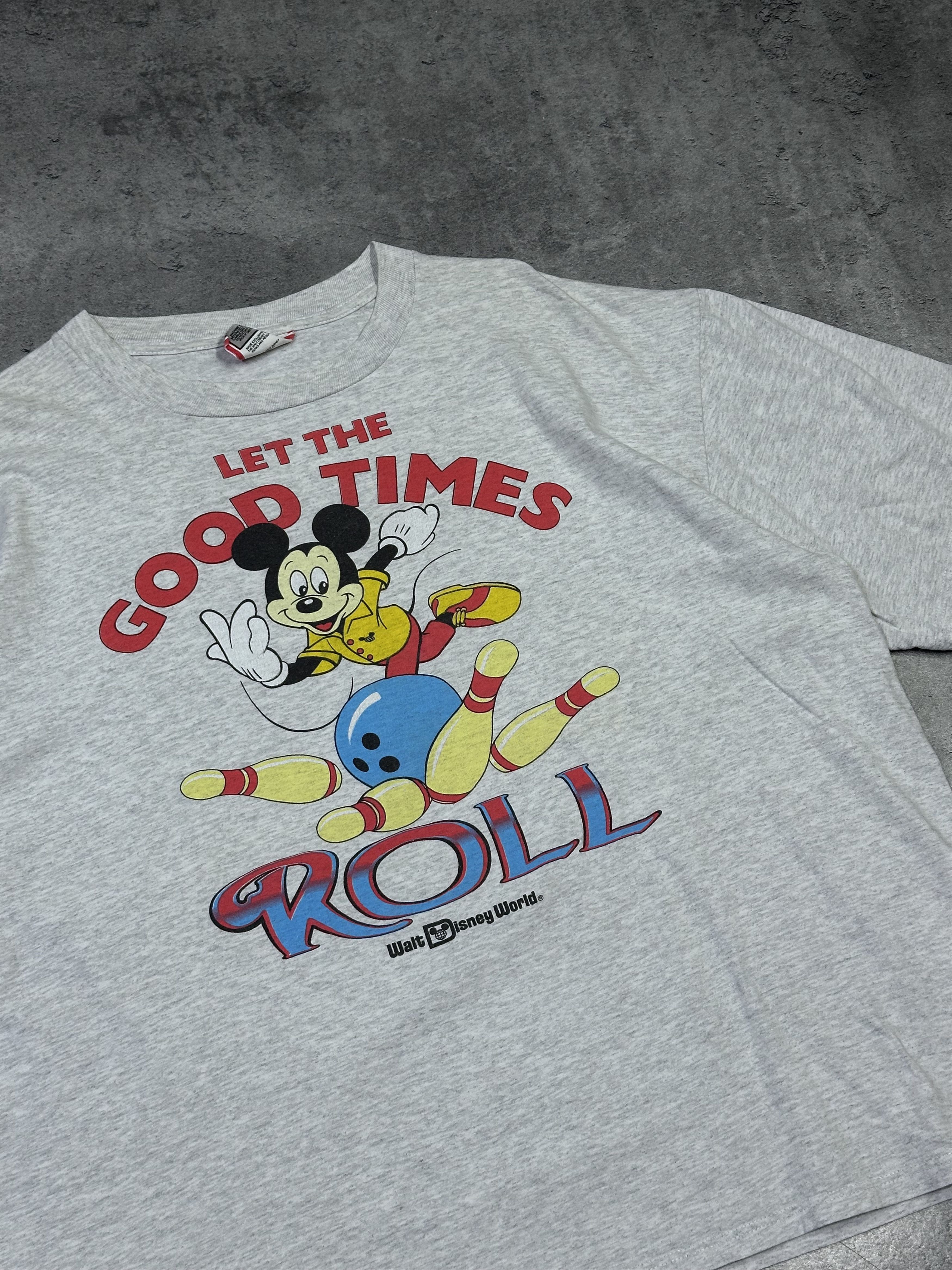 Disney Let the good times roll mickey mouse vintage tshirt Size US XL / EU 56 / 4 - 2 Thumbnail