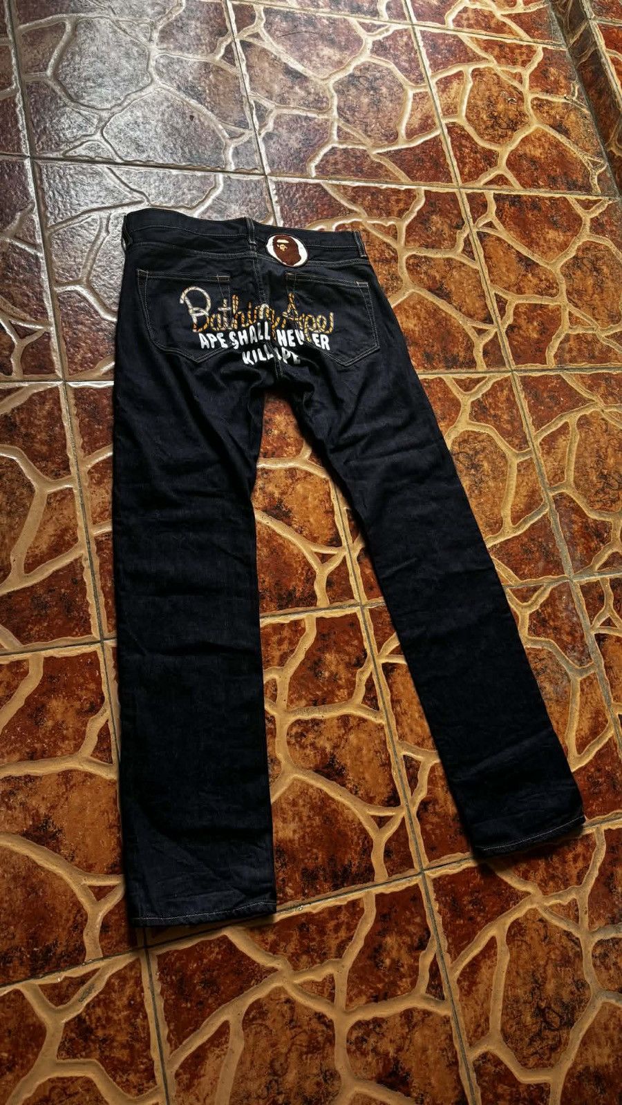 Bape A Bathing Ape Bapehead Size 31" - 4 Thumbnail