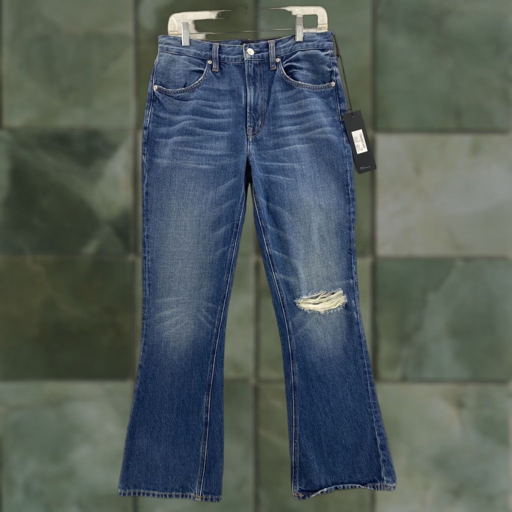 EDWIN Jeans Womens High Rise Flare 29 Blue Denim NWT Bohemian Regular Fit