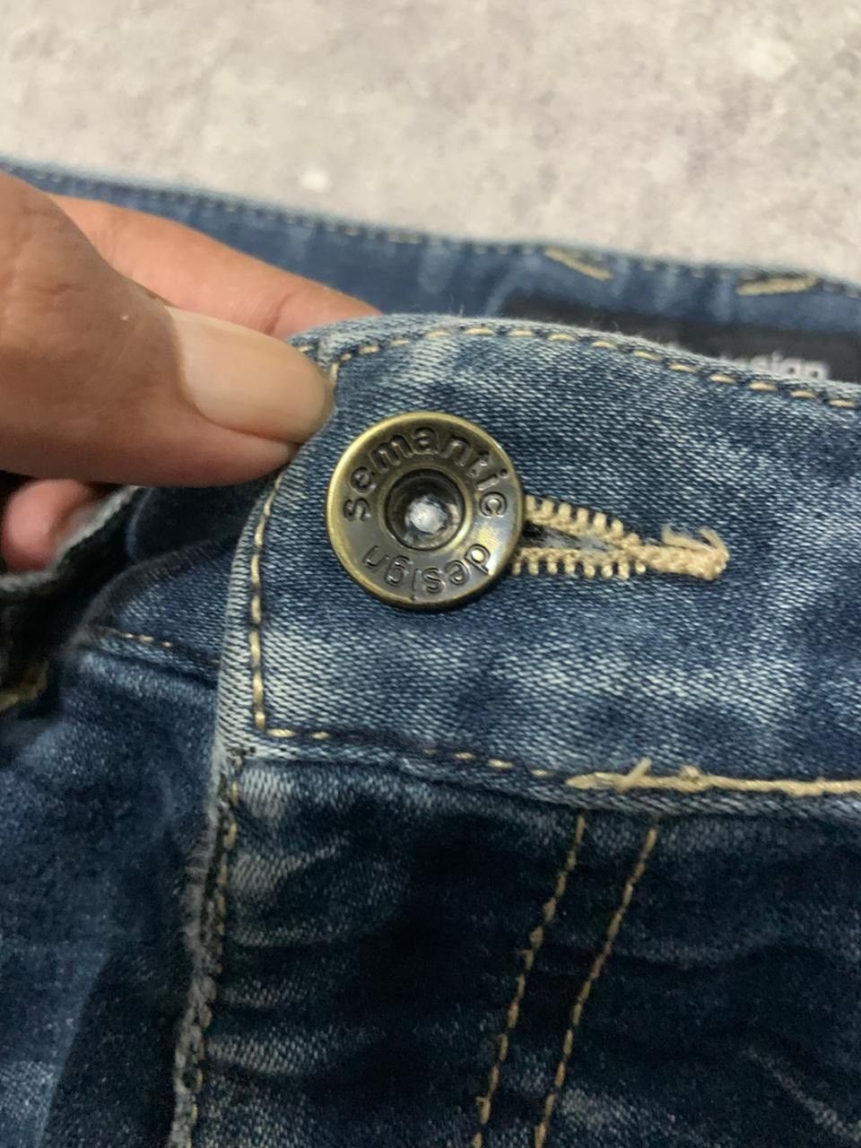 semanticdesign Semantic Desaign Distressed Denim Jeans Size US 31 - 3 Thumbnail