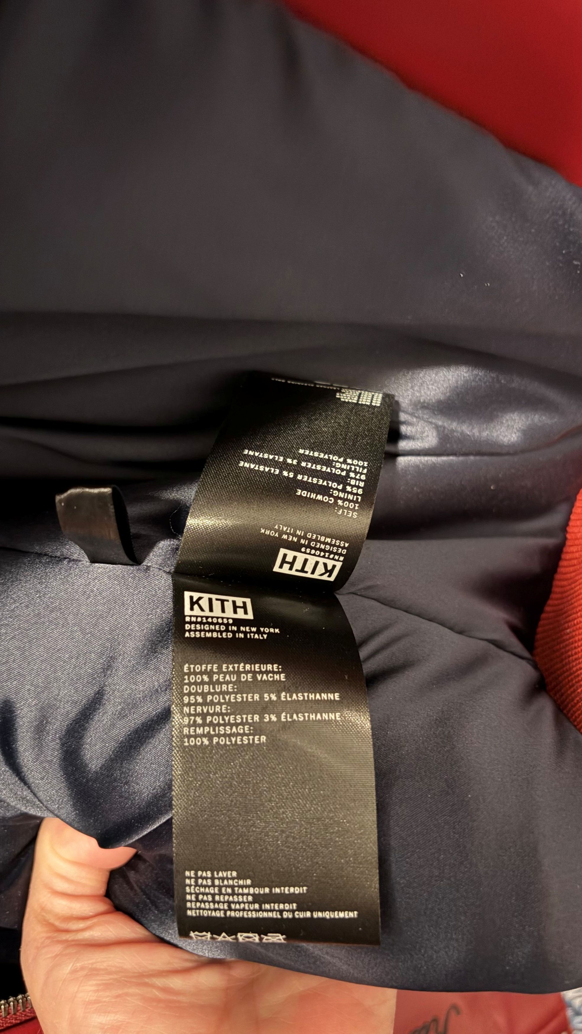 Kith Kith Leather Coaches Jacket Allure Men's Size US M / EU 48-50 / 2 - 7 Thumbnail