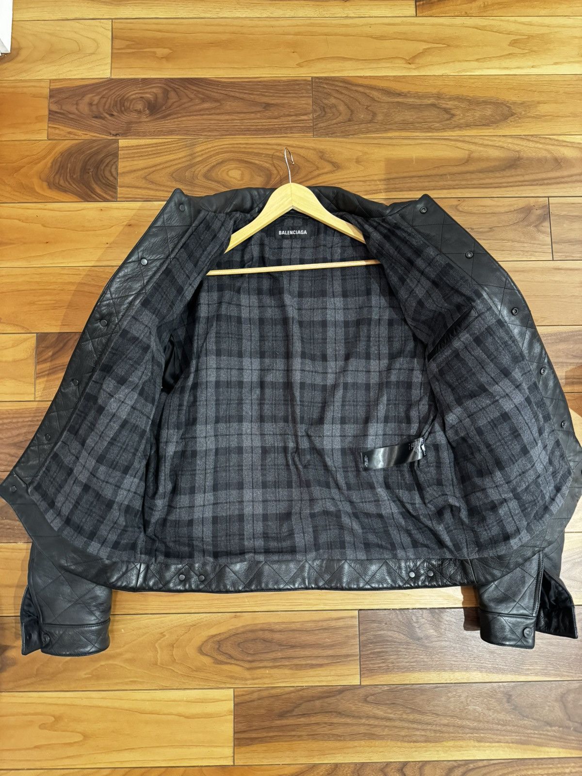 Balenciaga Balenciaga Black Leather Jacket Size US M / EU 48-50 / 2 - 6 Thumbnail