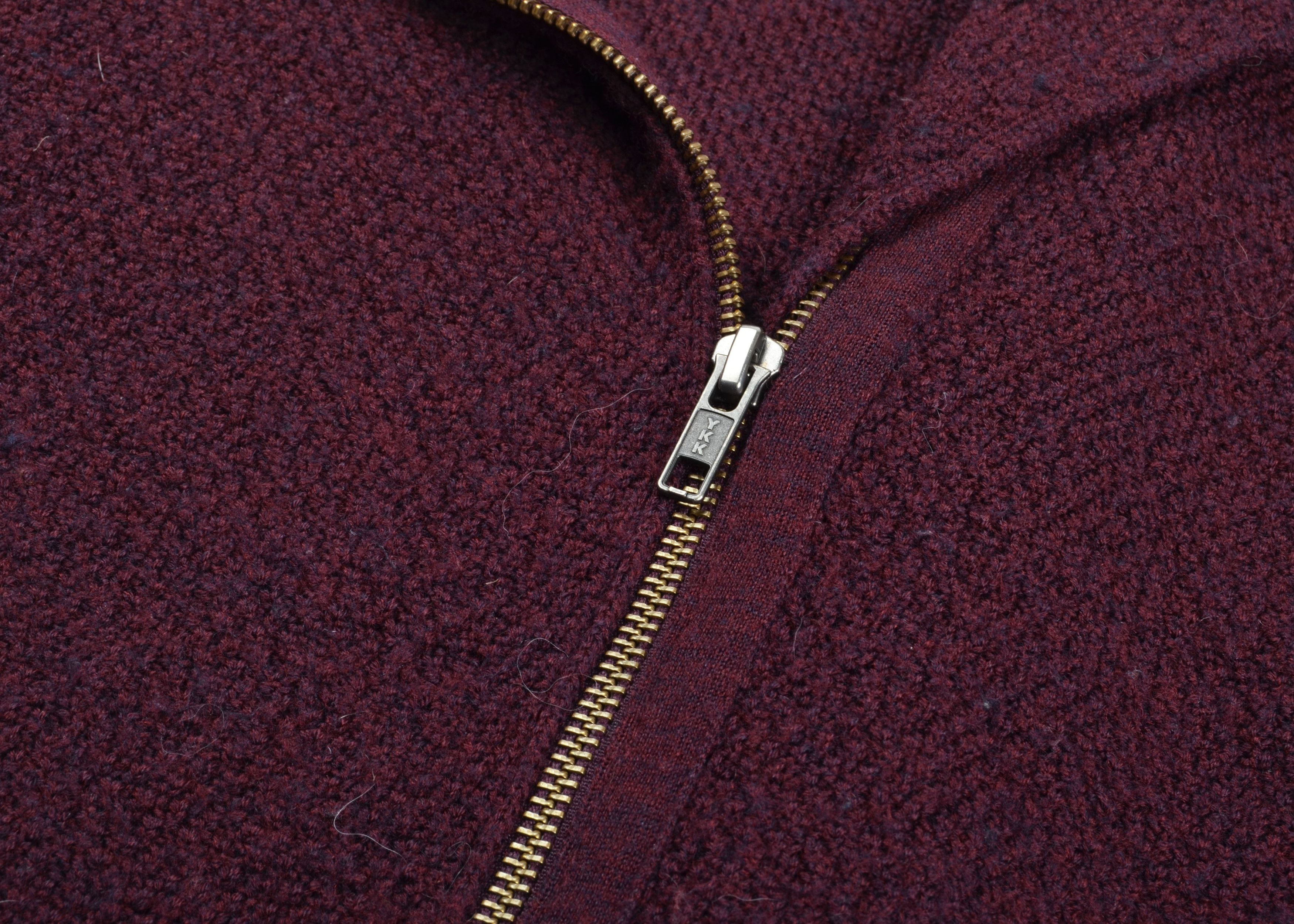 Other Brora Merino Wool Knit Zipper Biker Cardigan Size M / US 6-8 / IT 42-44 - 8 Thumbnail