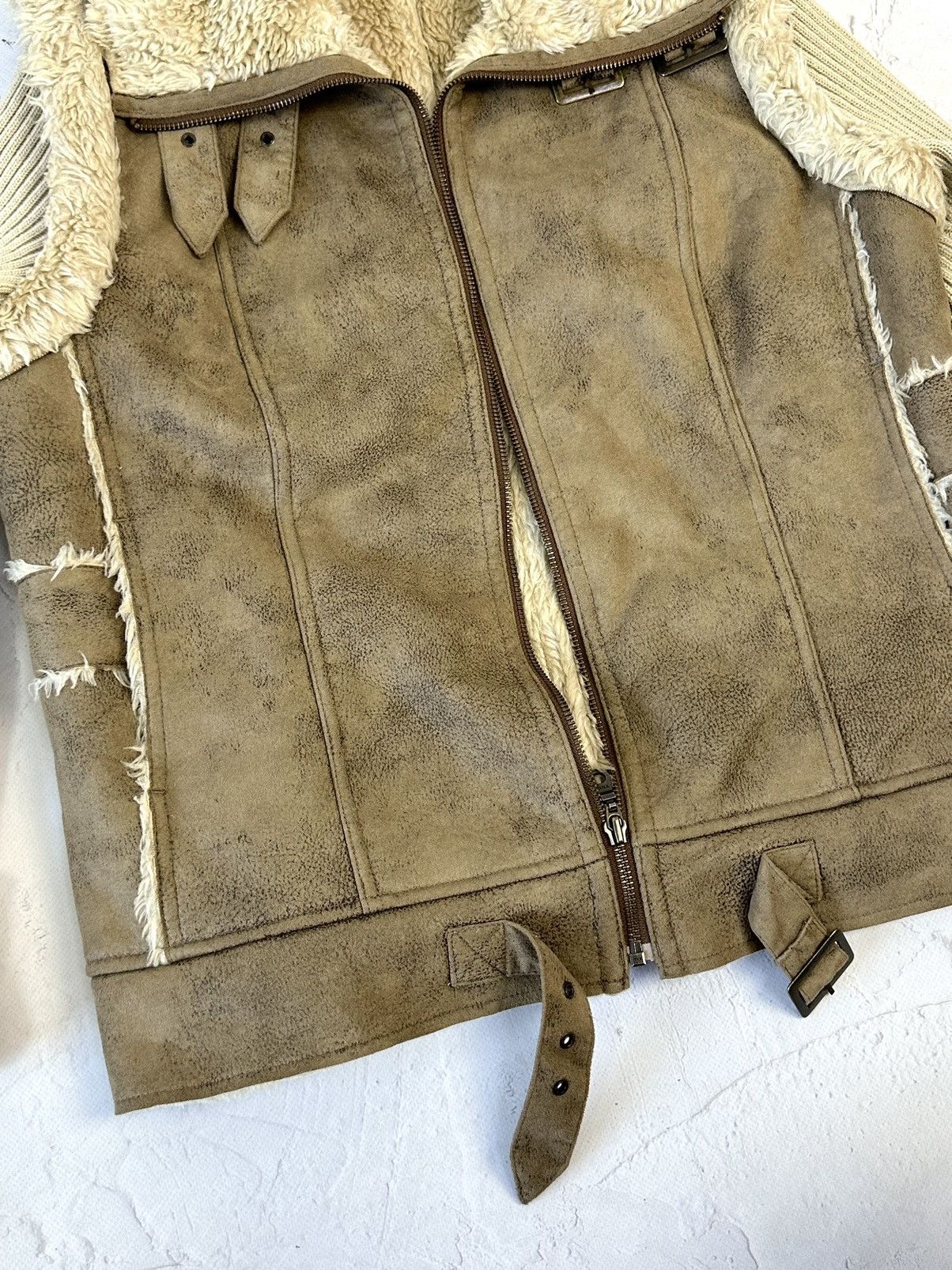 If Six Was Nine Vintage fur sheepskin coat Size XL / US 12-14 / IT 48-50 - 6 Thumbnail