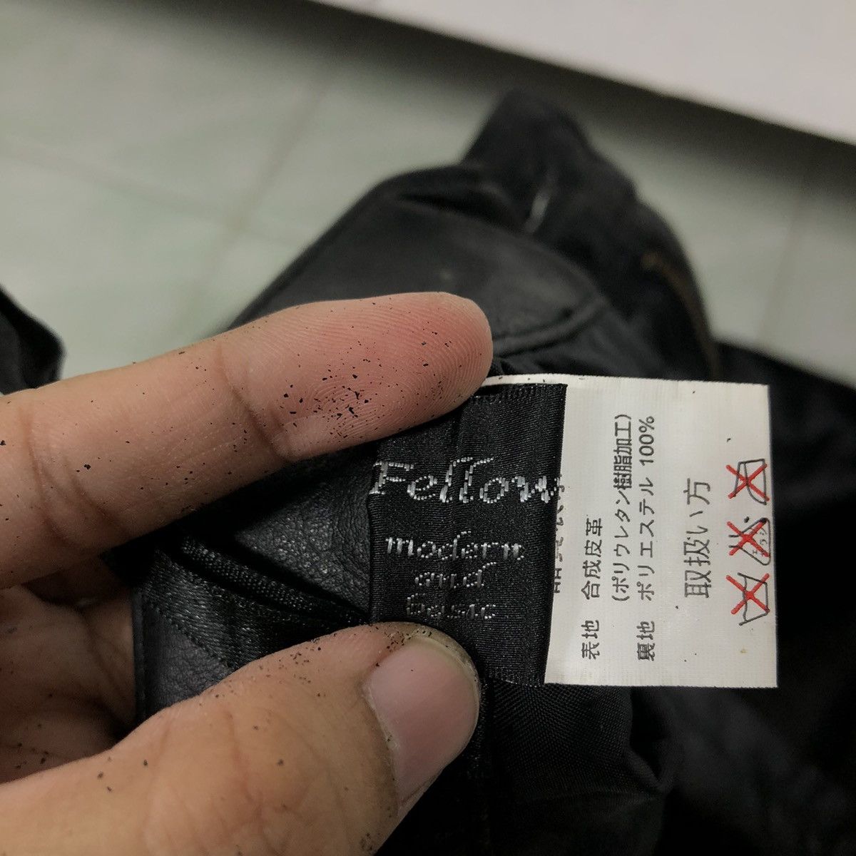 Genuine Leather 🔥90’s Vintage Genuine Leather Pants Fellow Issey Miyake Size US 28 / EU 44 - 14 Thumbnail