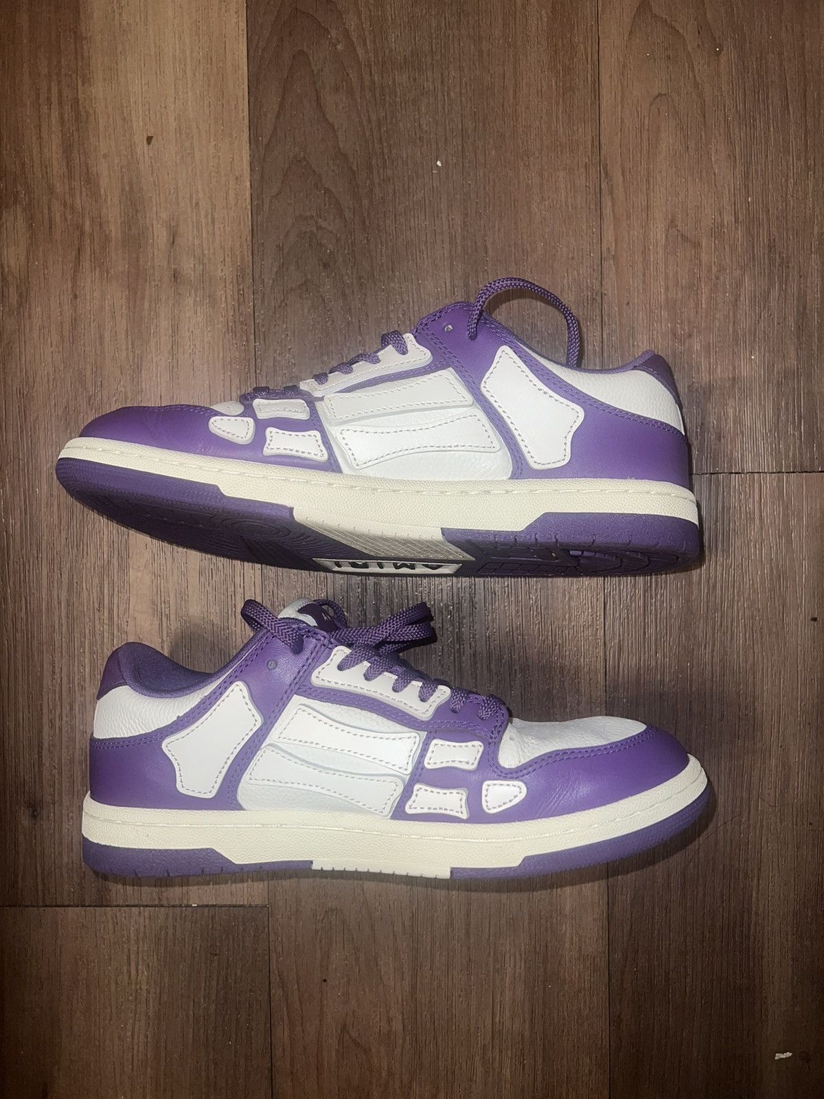 Amiri Amiri Skel Top 'Purple White' Size US 8 / EU 41 - 4 Thumbnail