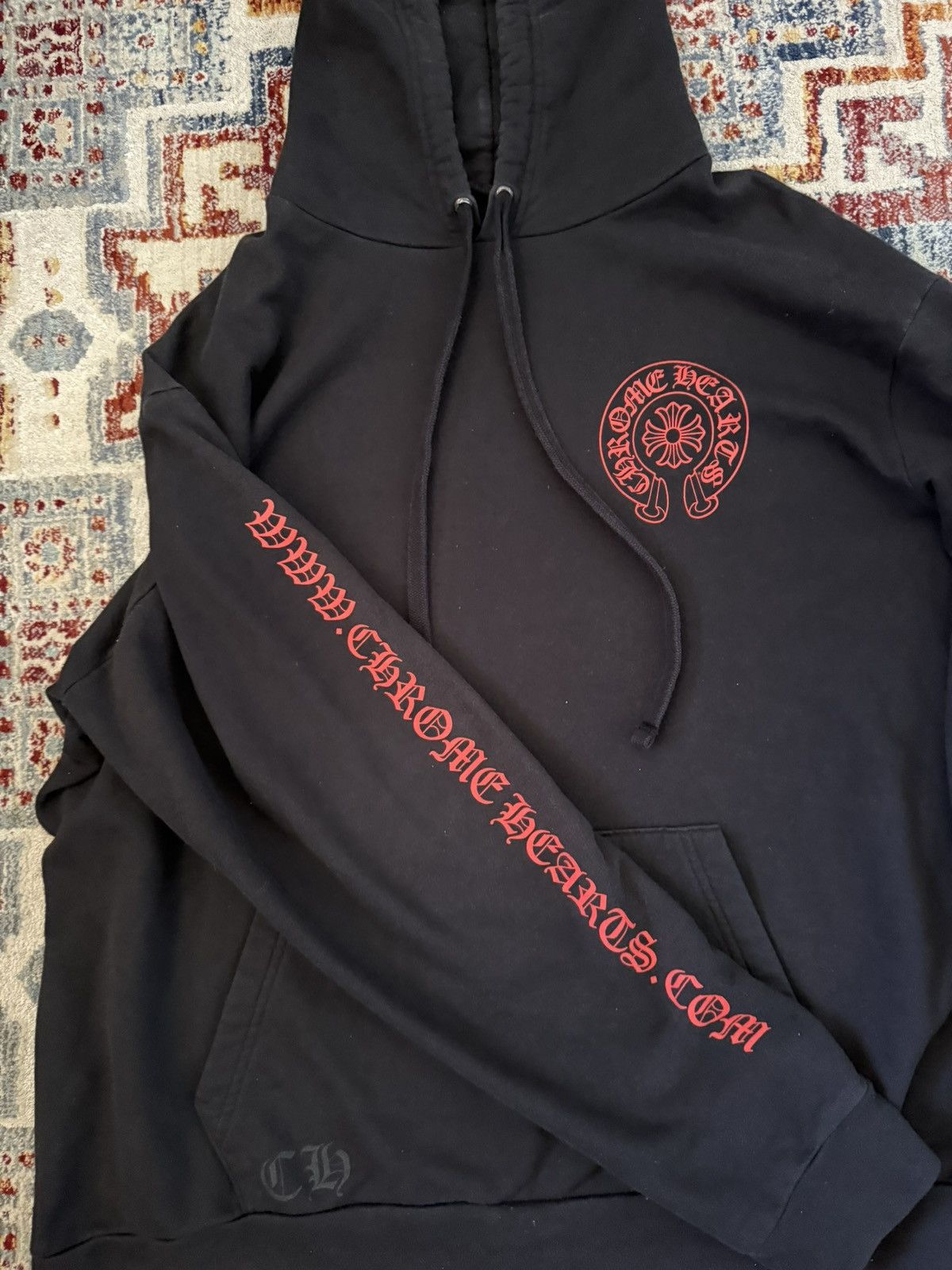Chrome Hearts CHROME HEARTS Sleeve Logo Horseshoe Hoodie XL Size US XL / EU 56 / 4 - 5 Thumbnail