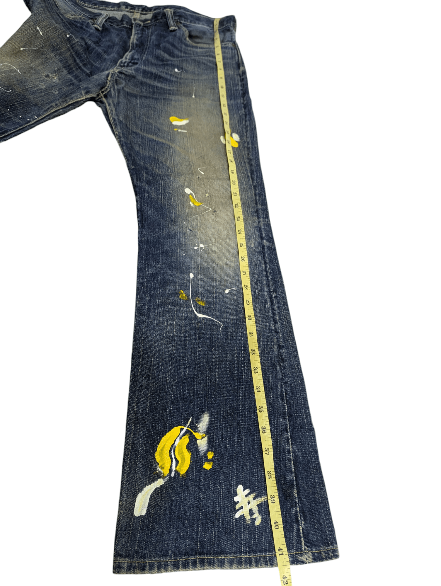 Eternal 🔥FREE SHIPPING🔥 ETERNAL 🇯🇵 SELVEDGE JEANS DENIM PAINTER Size US 34 / EU 50 - 20 Thumbnail