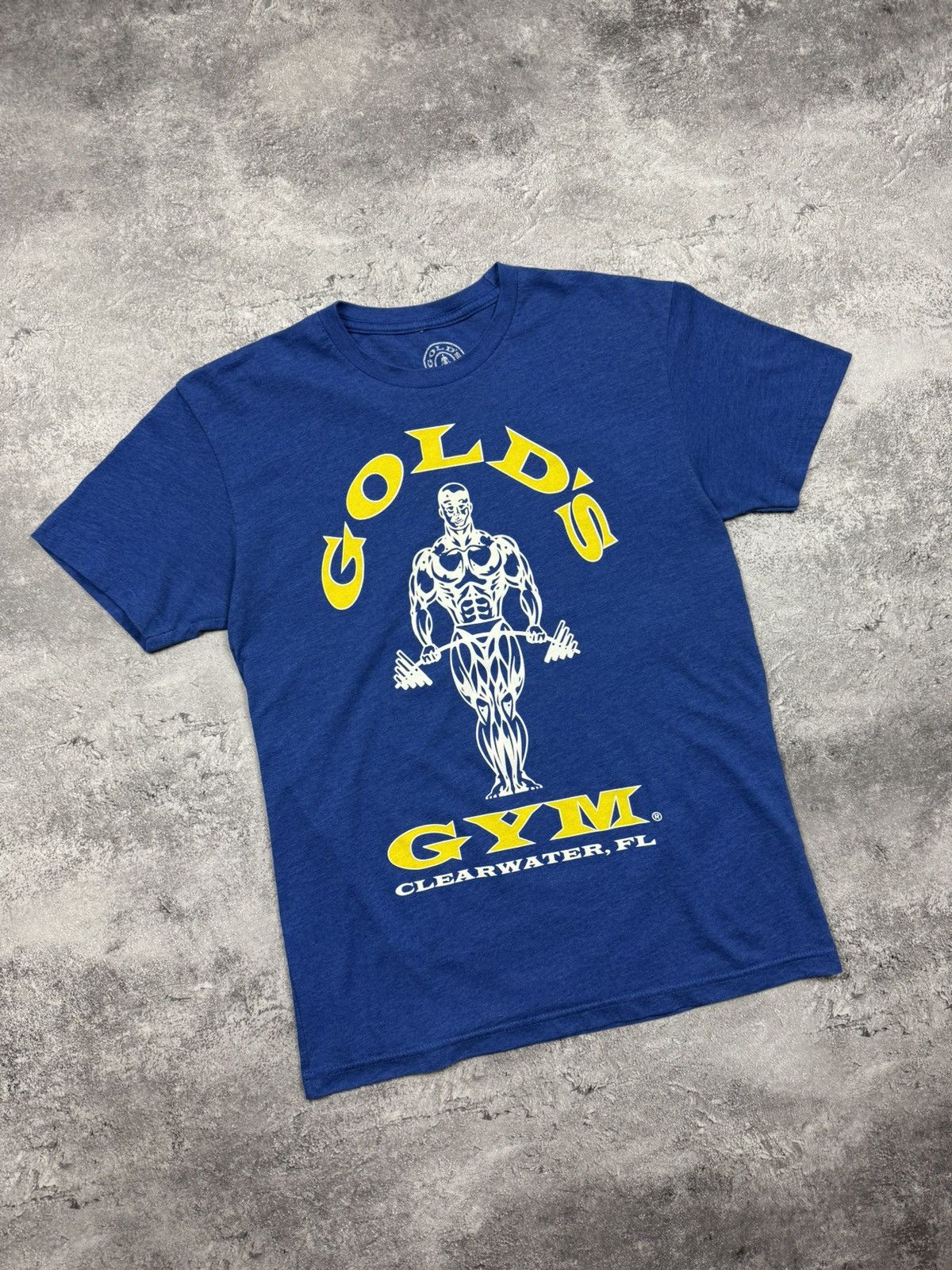 Vintage Vintage Gold’s Gym Big Logo T-Shirt Blue Y2K Streetwear Rare Size US S / EU 44-46 / 1 - 3 Thumbnail