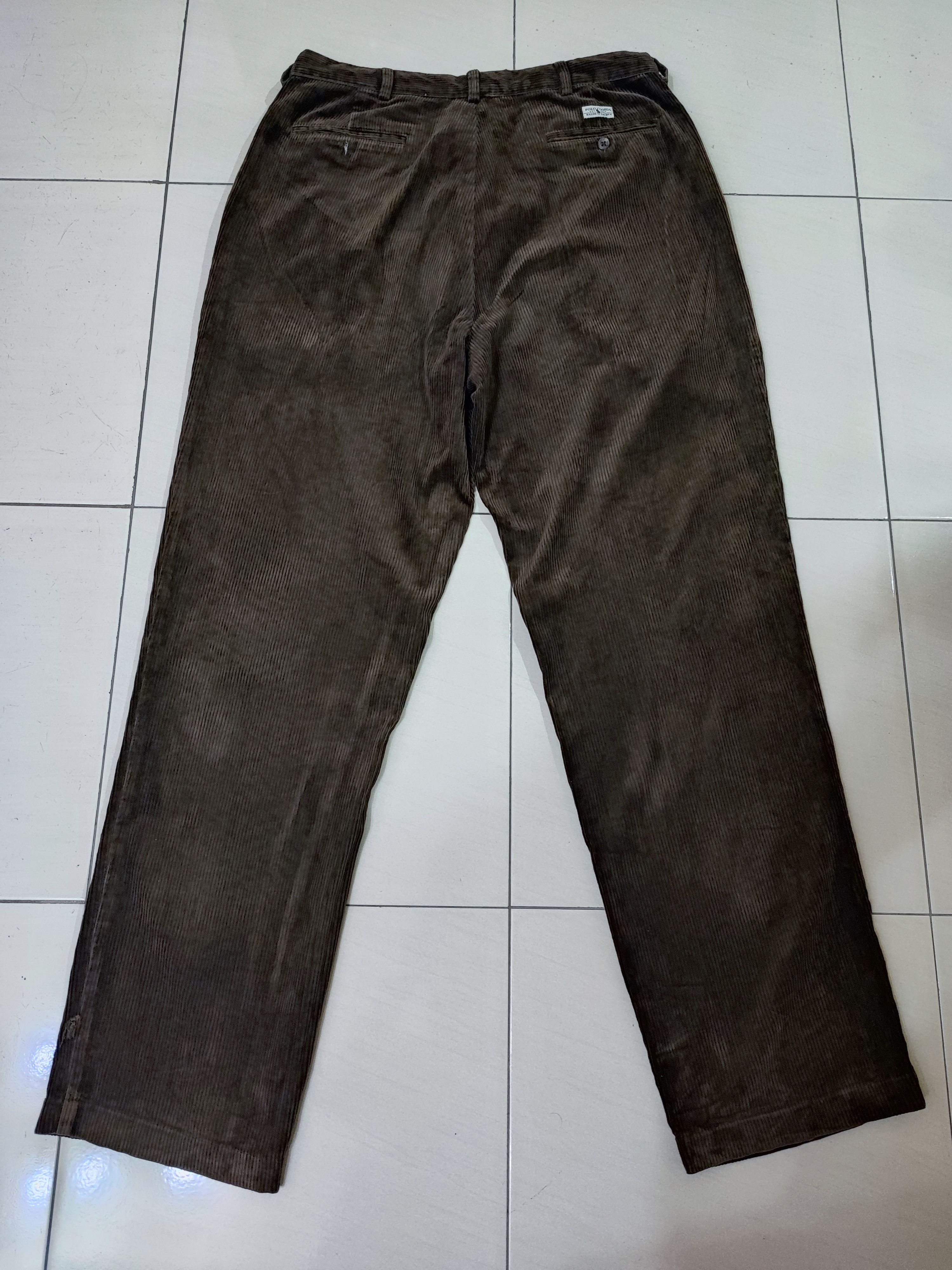 Polo Ralph Lauren Vintage 90's Polo. Ralph Lauren corduroy Loose/Baggy Pants Size US 36 / EU 52 - 4 Thumbnail