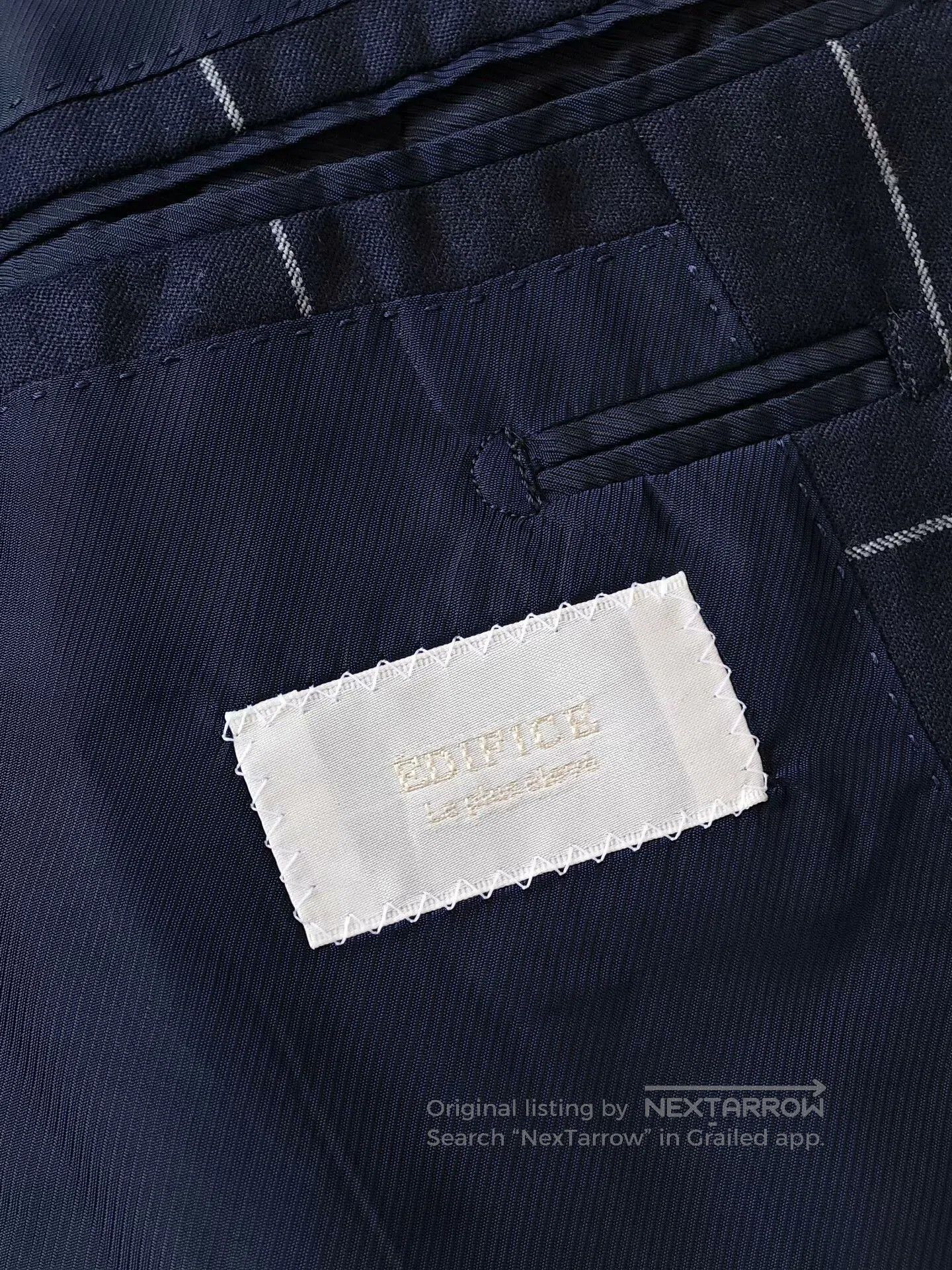Edifice Japan Japanese Wool Blend Suit Jacket. Size US M / EU 48-50 / 2 - 7 Thumbnail
