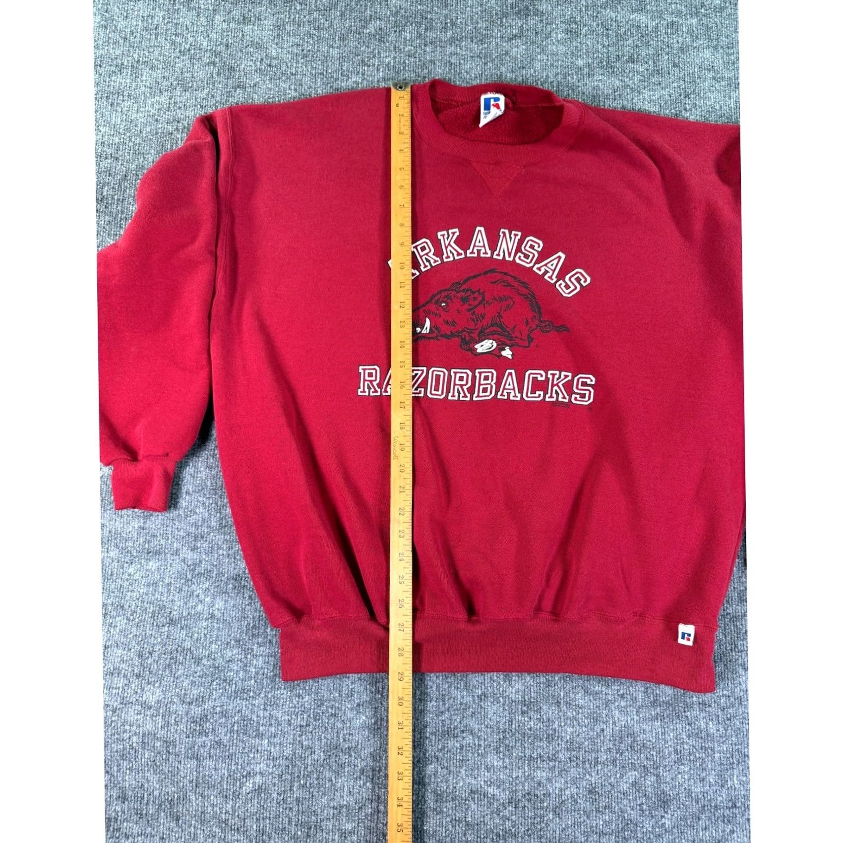 Russell Athletic VINTAGE Russell Athletic Arkansas Razorbacks Sweatshirt Mens 3XL Red USA 90s Size US XXL / EU 58 / 5 - 7 Thumbnail