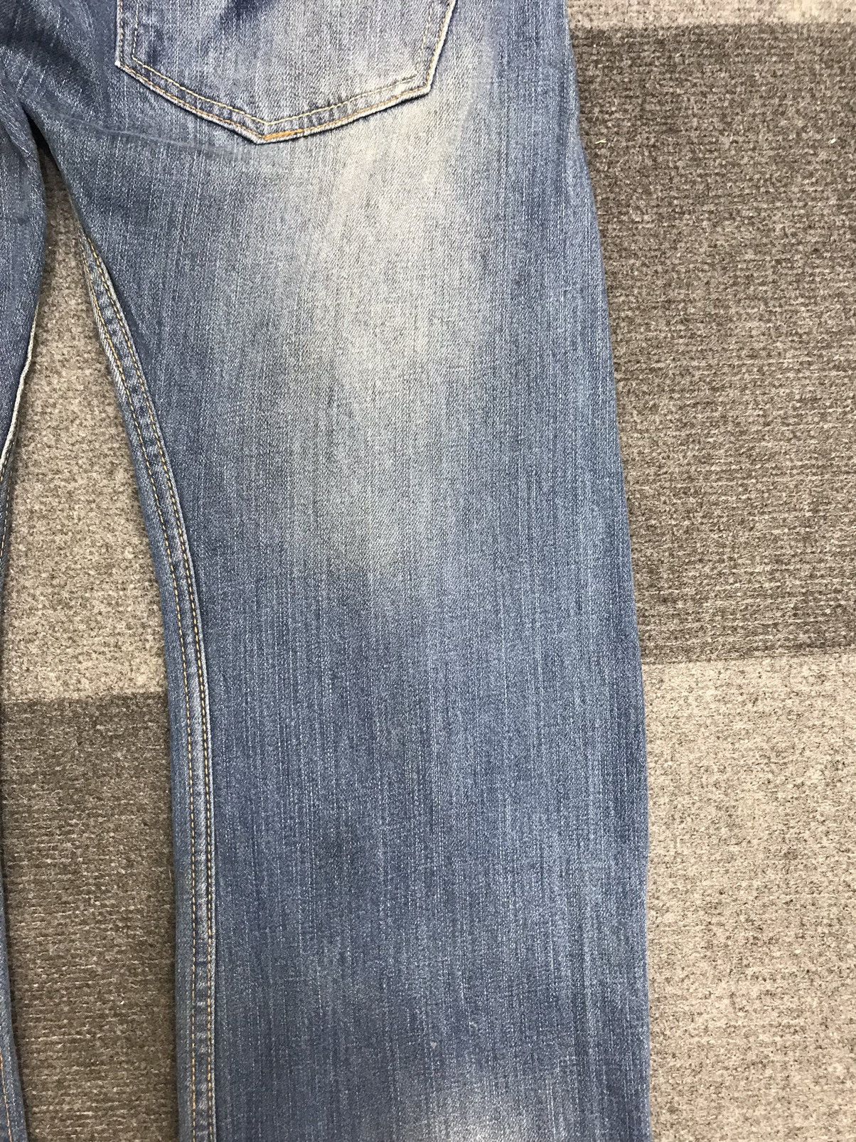 Japanese Brand 💥ARCHIVAL💥Dominate Double Waist Stone Wash Denim F450 Size US 34 / EU 50 - 16 Thumbnail