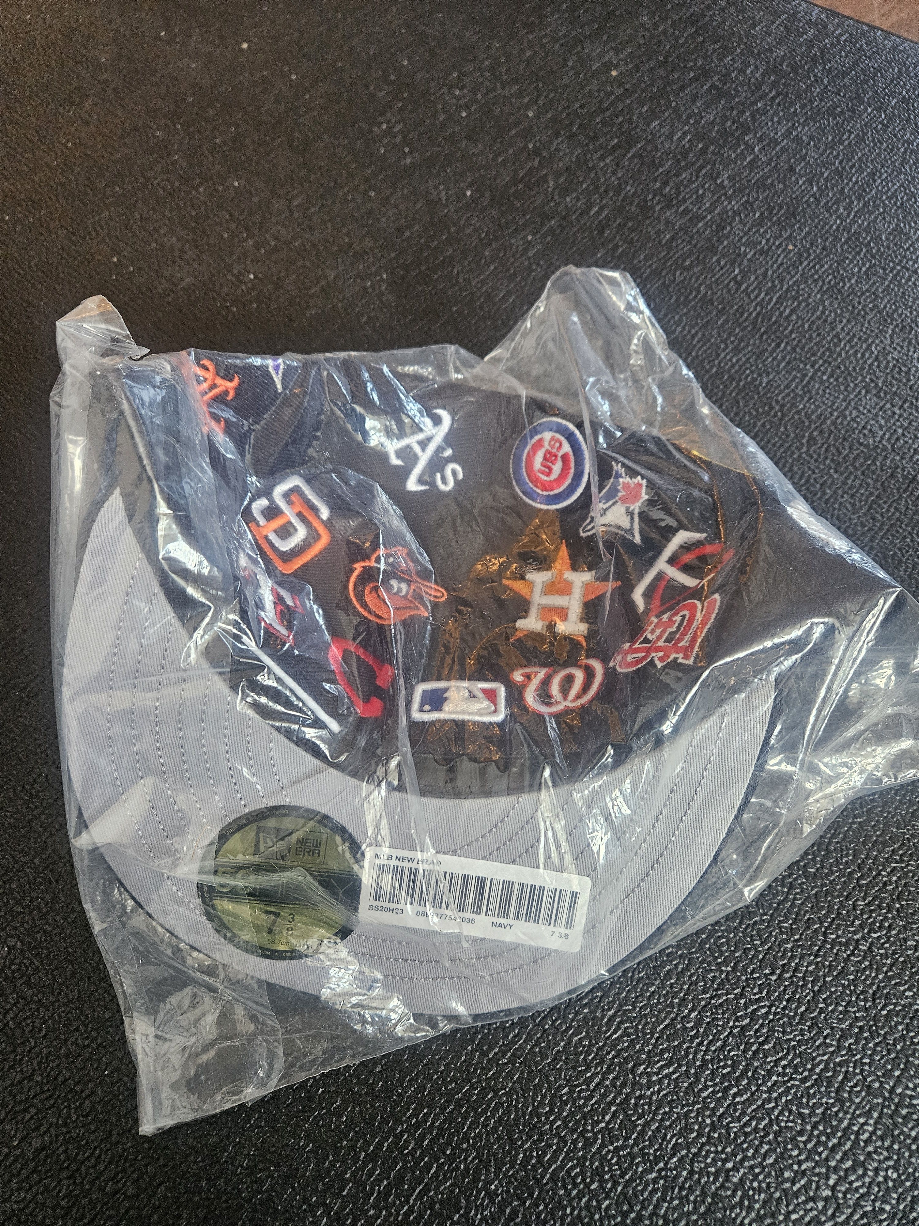 Supreme Supreme MLB Logos Hat - Navy - Size 7 3/8 - NEW Size ONE SIZE - 3 Thumbnail