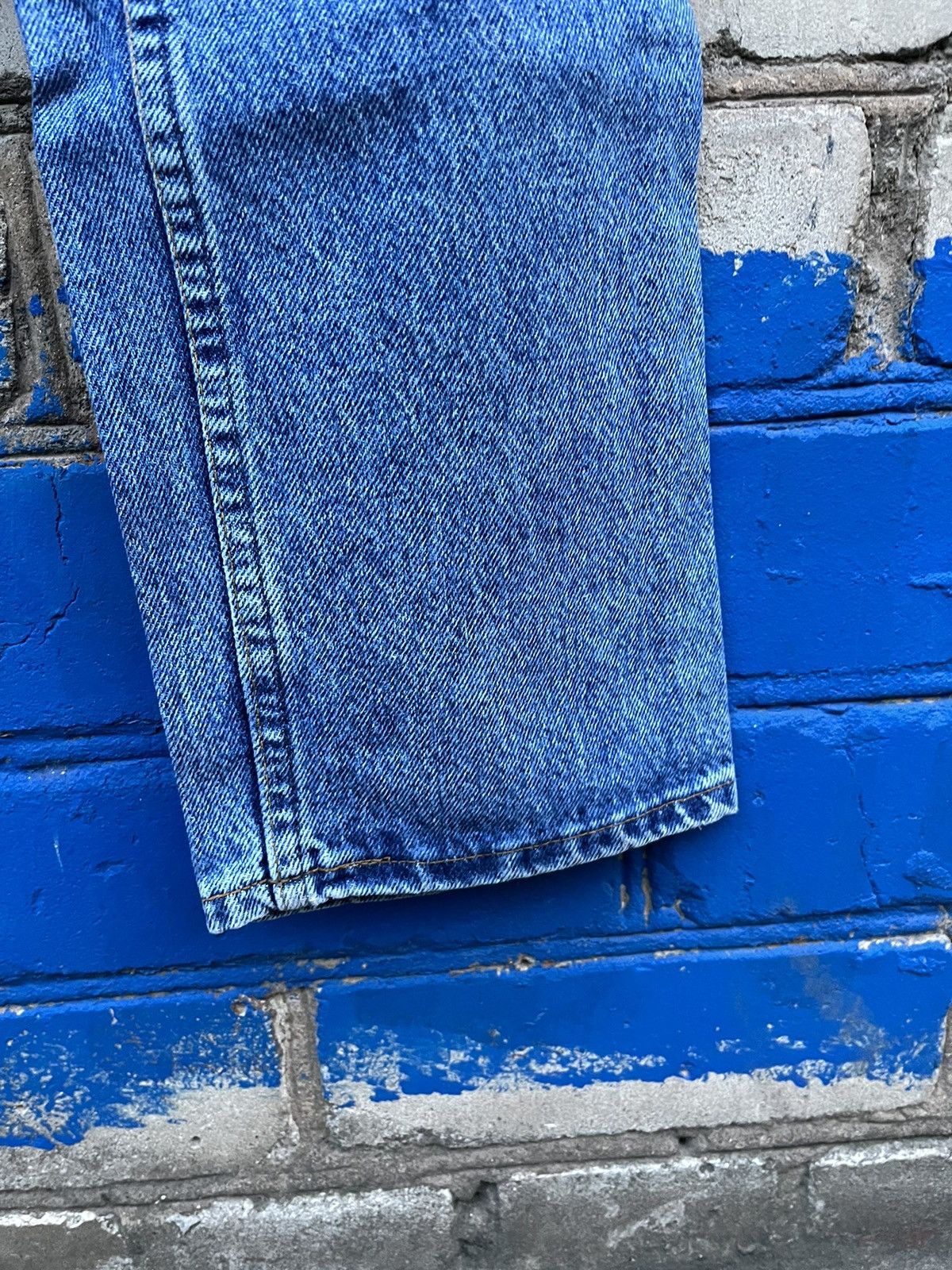 Gap Vintage 90s GAP Usa Made Blue Stone Washed Jeans Size 31 Size US 31 - 4 Thumbnail