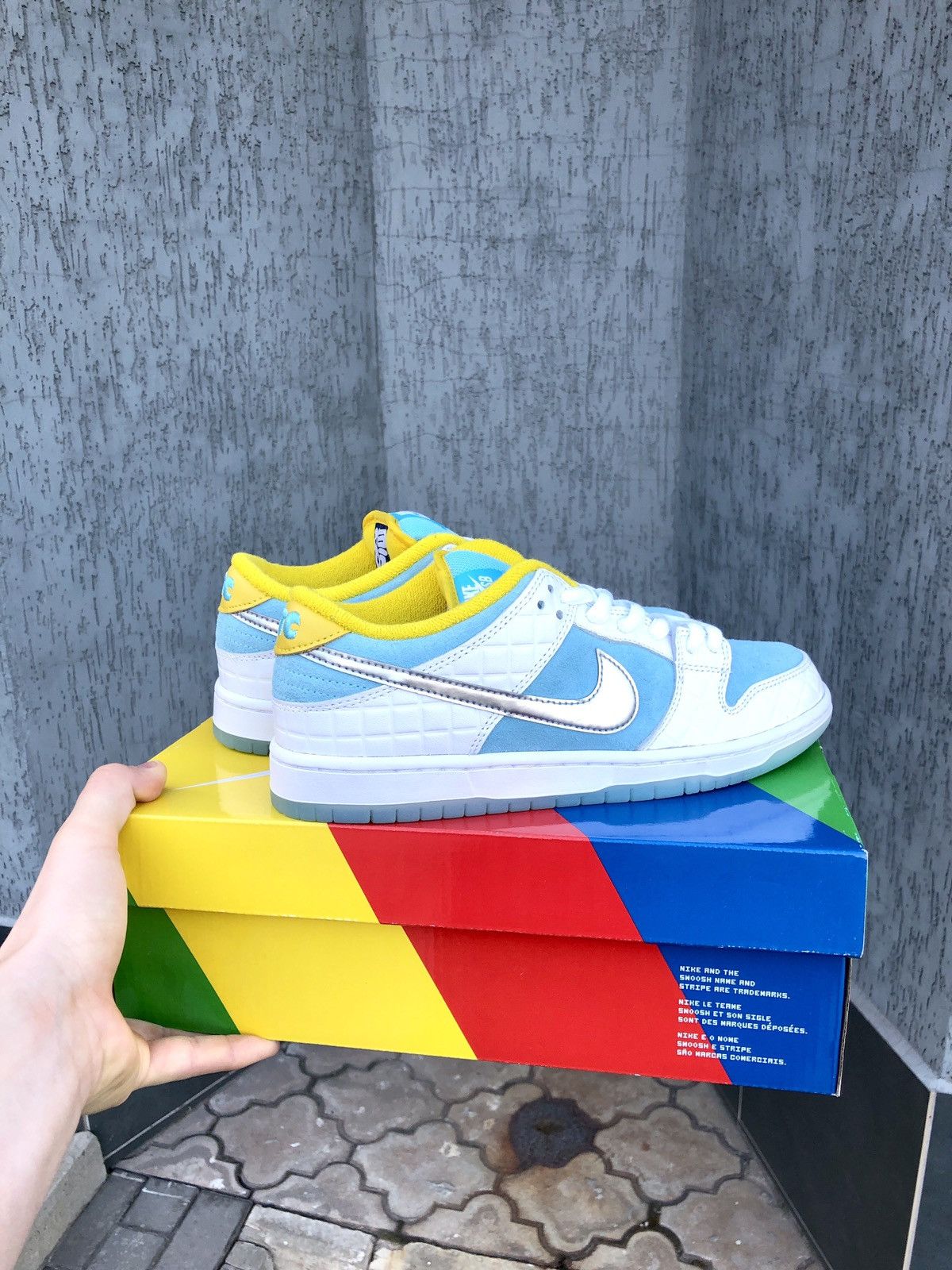 Nike Nike SB Dunk Low Pro FTC Lagoon Pulse Size US 8 / EU 41 - 3 Thumbnail
