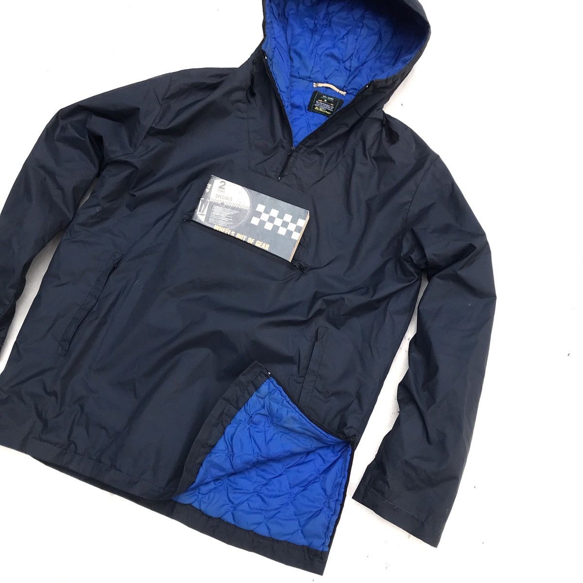 SMOCK × Vintage Rice wear Cagoule anorak Smock Middle Pocket Jacket blue Size US M / EU 48-50 / 2 - 2 Thumbnail