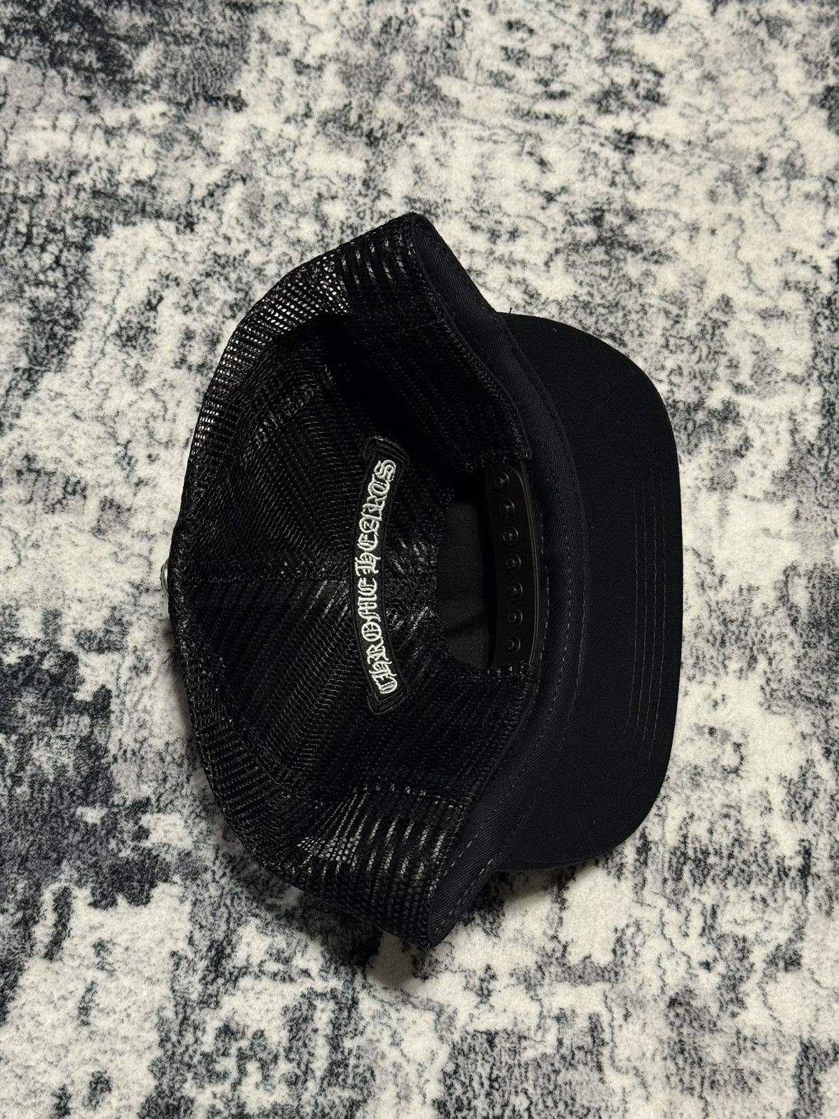 Chrome Hearts Chrome Hearts Fuck Leather Patch Trucker Hat Size ONE SIZE - 5 Thumbnail